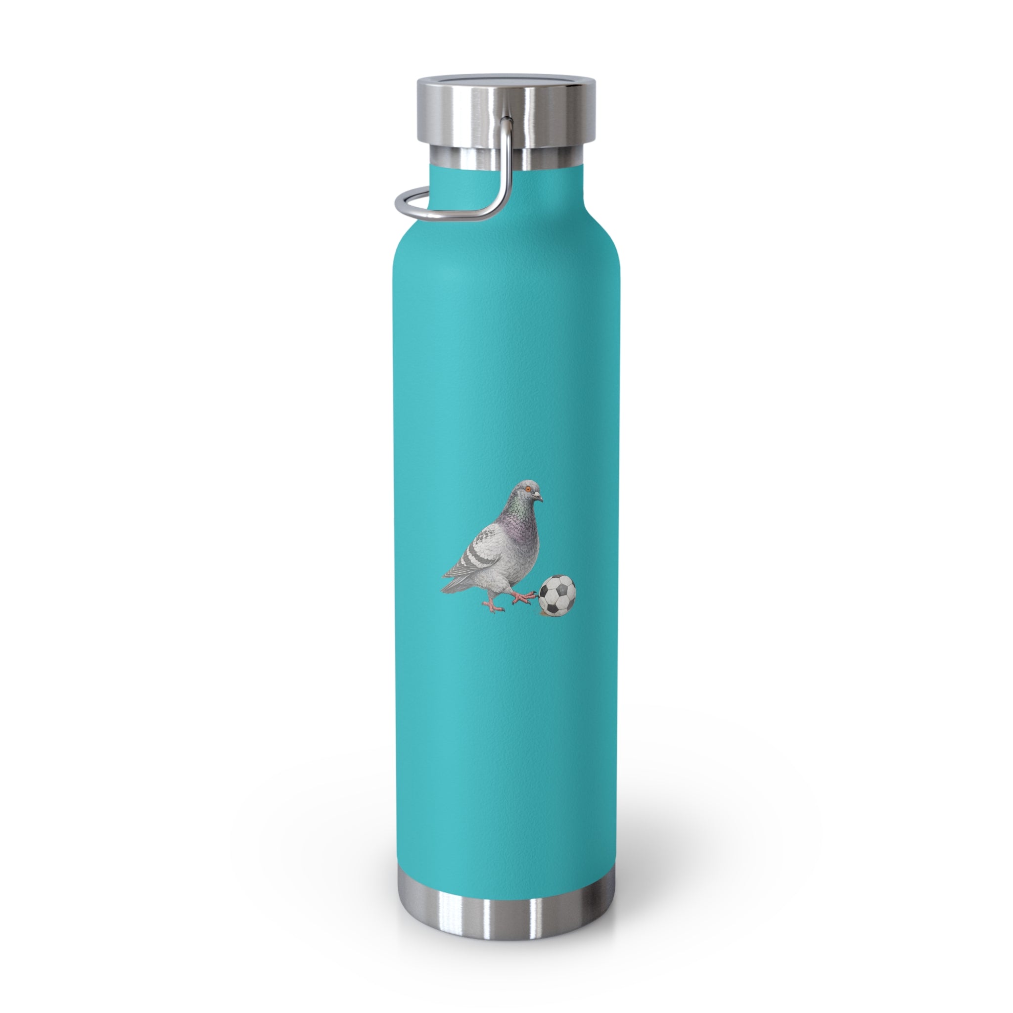Customizable Corona NYC Pigeon 22oz Water Bottle | New York Soccer Player Copper Vacuum Insulated