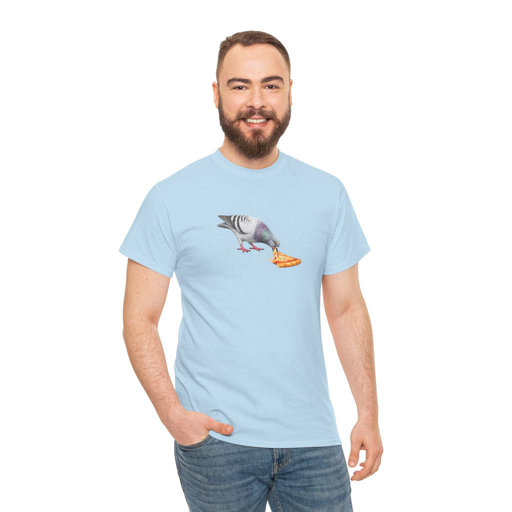 Customizable Little Italy NYC Pigeon T-Shirt | New York Pizza Lover Tee