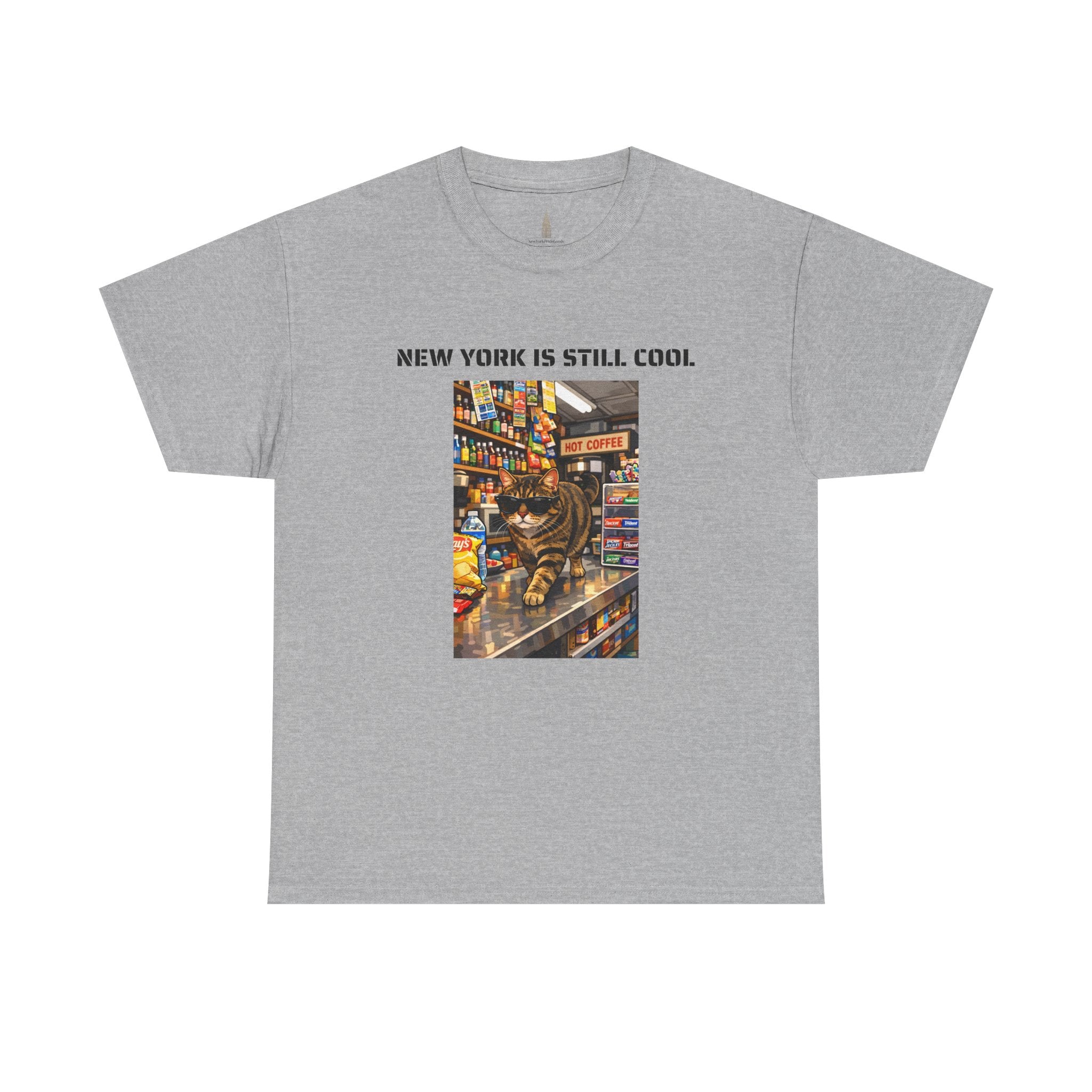 New York Is Still Cool T-Shirt   NYC Bodega Cat Gift Tee