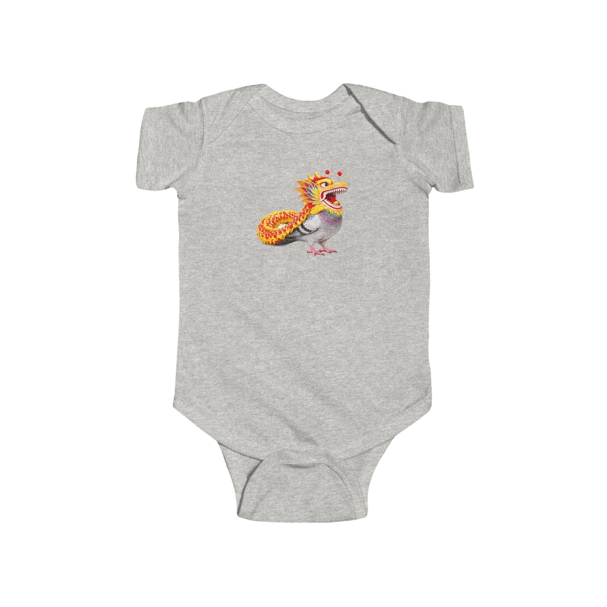 Customizable Chinatown NYC Pigeon Baby Onesie | New Yorker Reveal Infant Bodysuit
