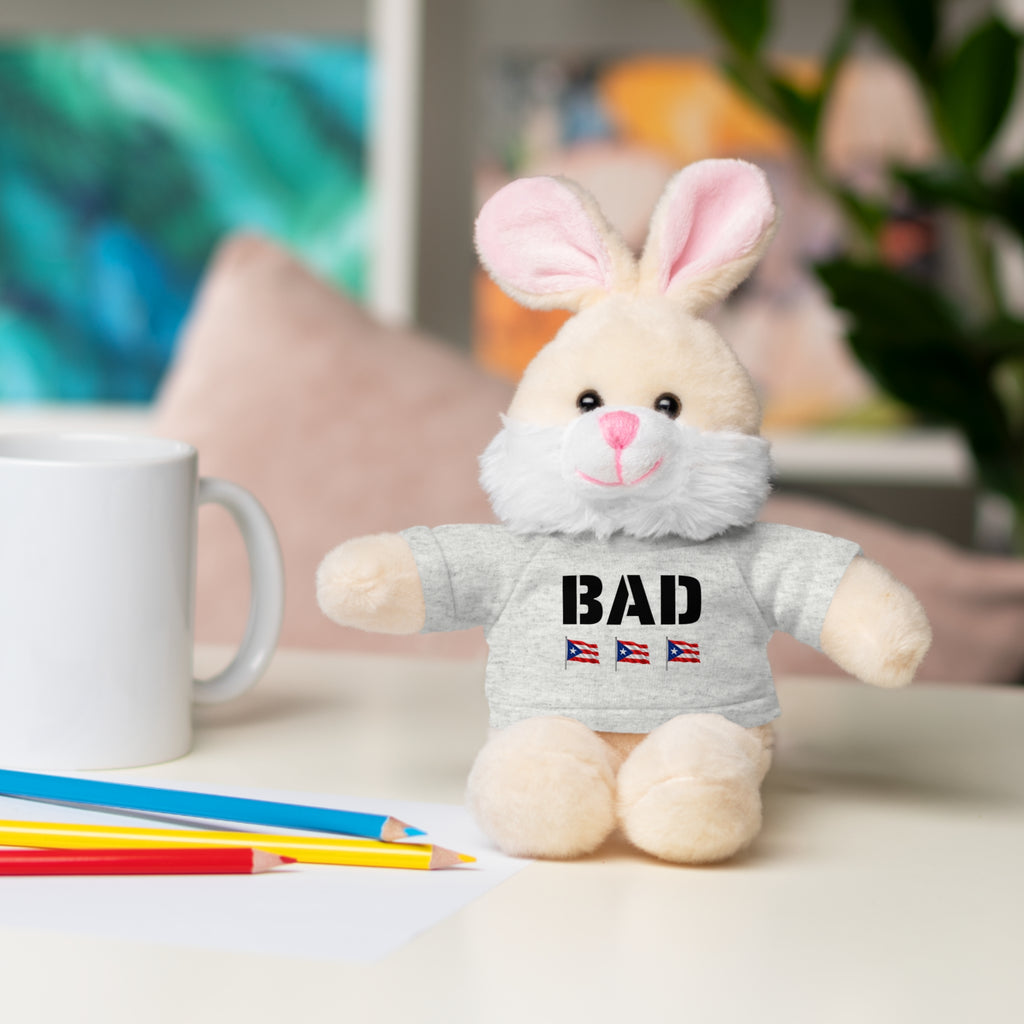 Bad Rabbit Stuffed Animal with T-Shirt