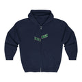 East Village 1st Avenue and East 1st Street Sign Zip Up Hoodie | New York City Nexus of the Universe Hooded Sweatshirt