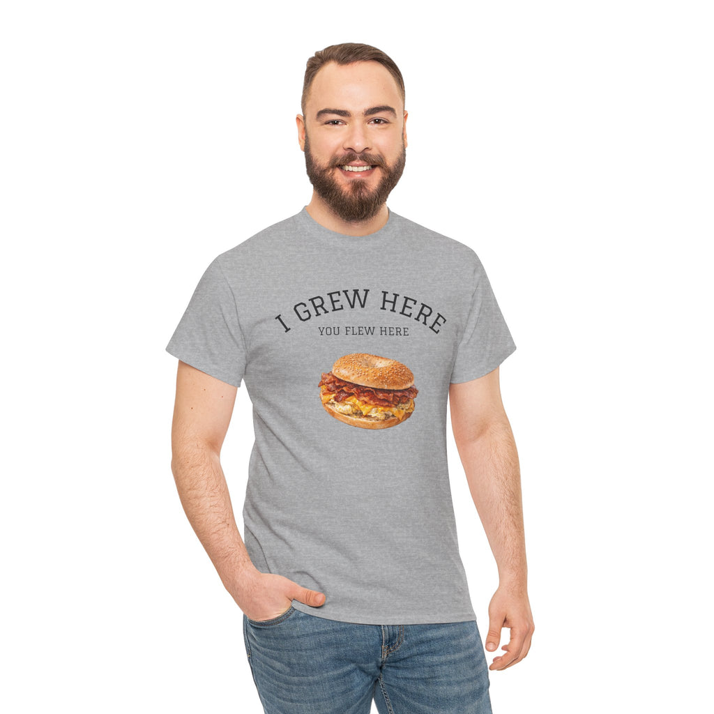 Bacon Egg and Cheese T-Shirt | I Grew Here You Flew Here New York City Bodega Food Tee