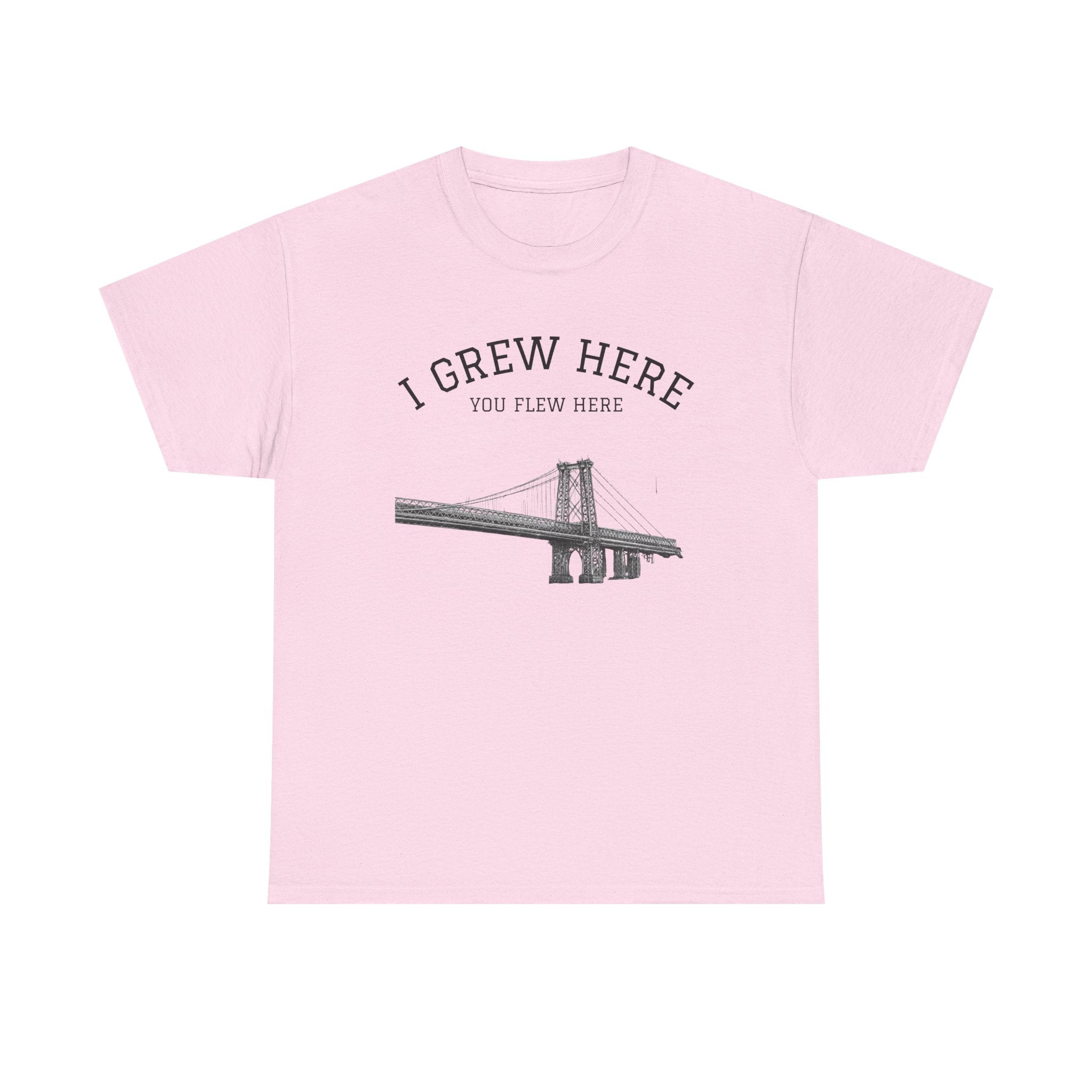 Williamsburg Bridge T-Shirt | I Grew Here You Flew Here Brooklyn NYC Tee