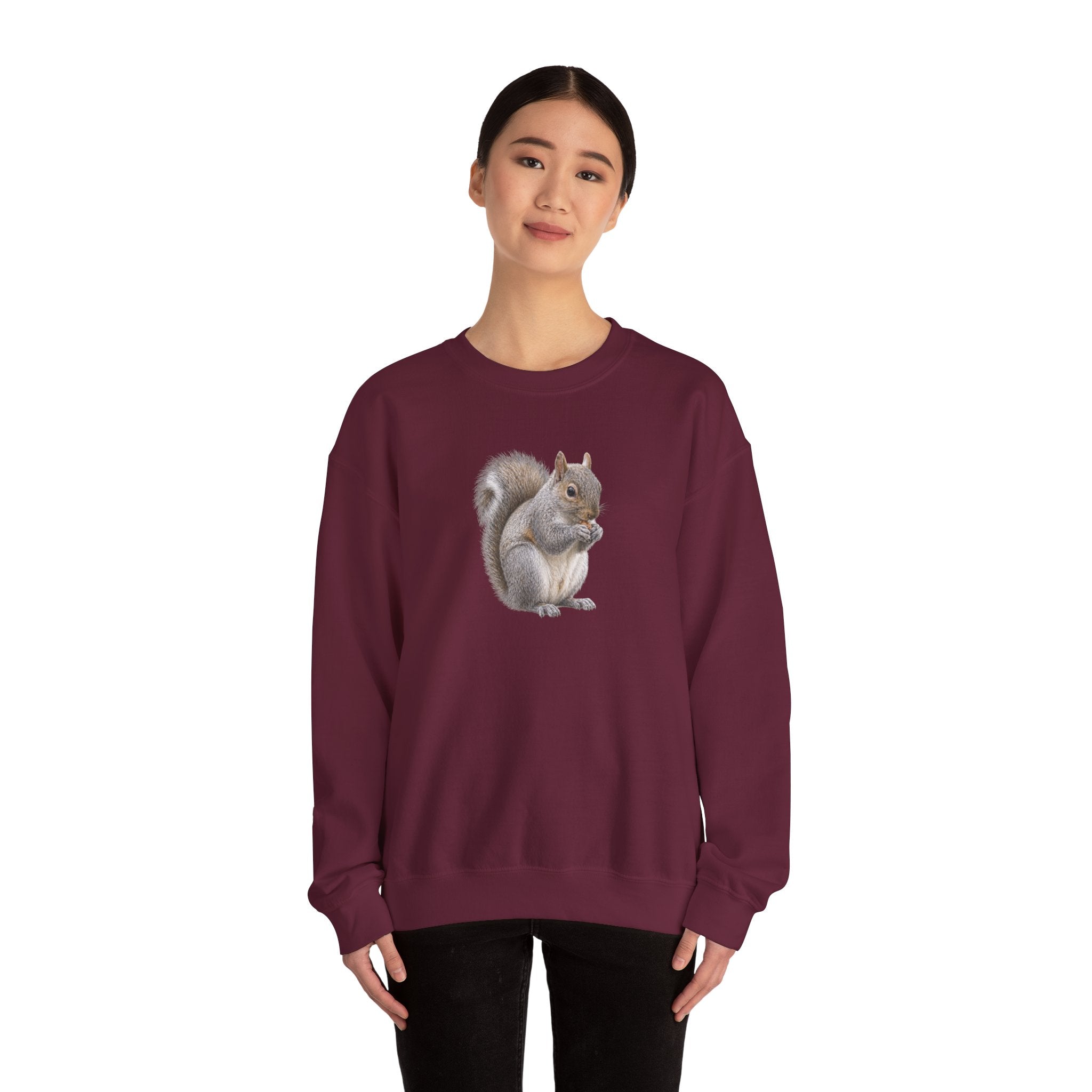 NYC Squirrel Sweatshirt | New York Crewneck Sweater