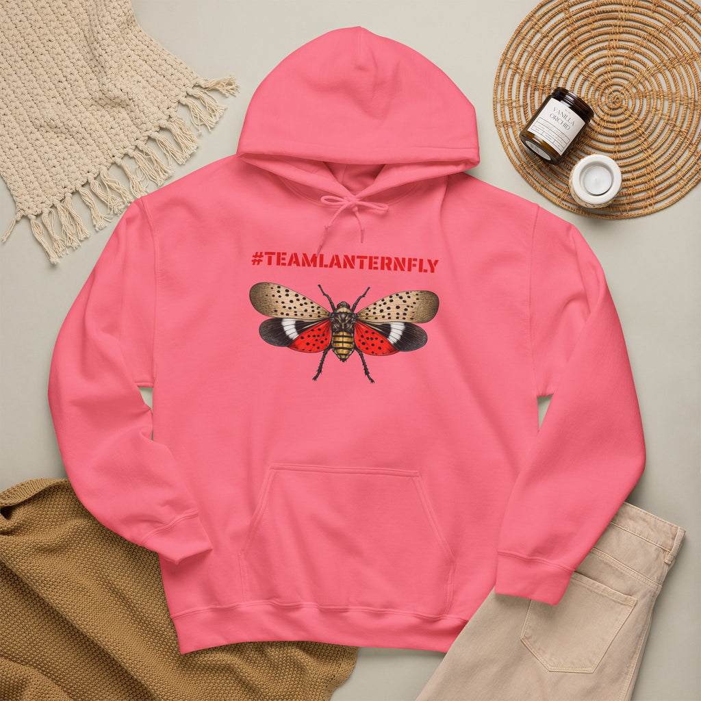 NYC Spotted Lanternfly Hoodie — Team Lanternfly Hooded Pullover Sweatshirt