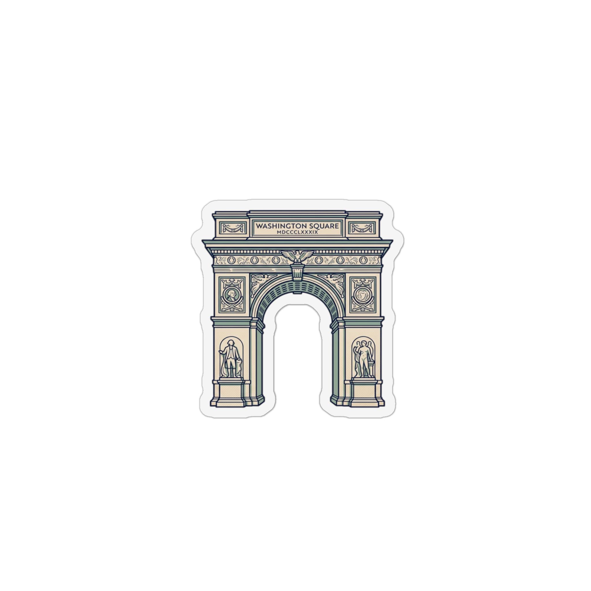 Washington Square Arch Magnet | Washington Square Park Greenwich Village Fridge Magnet