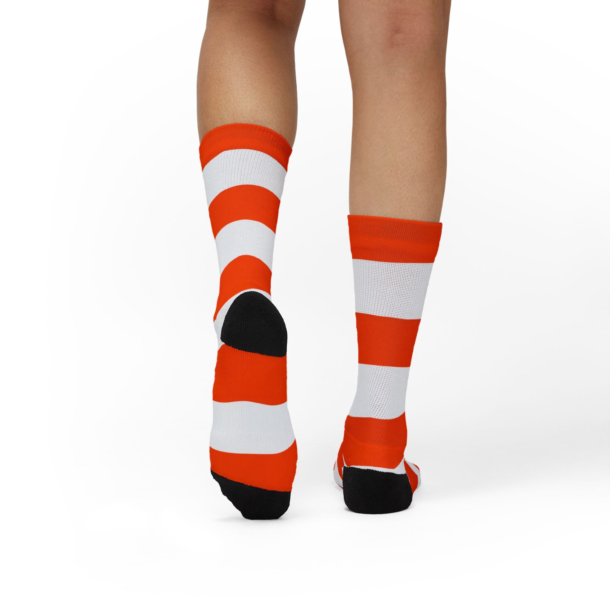 NYC Orange Steam Funnel Socks — Steamy Feet Sublimation Socks