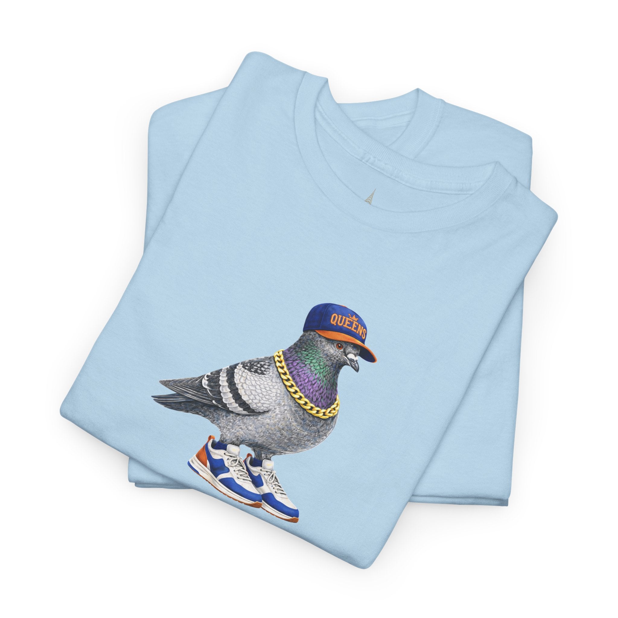 Customizable Queens NYC Pigeon T-Shirt | Baseball Fan Tee