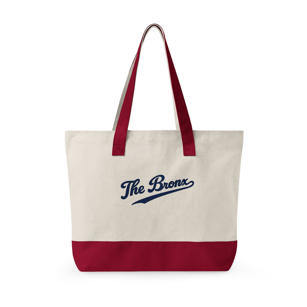 The Bronx Canvas Tote — Zippered Market Bag