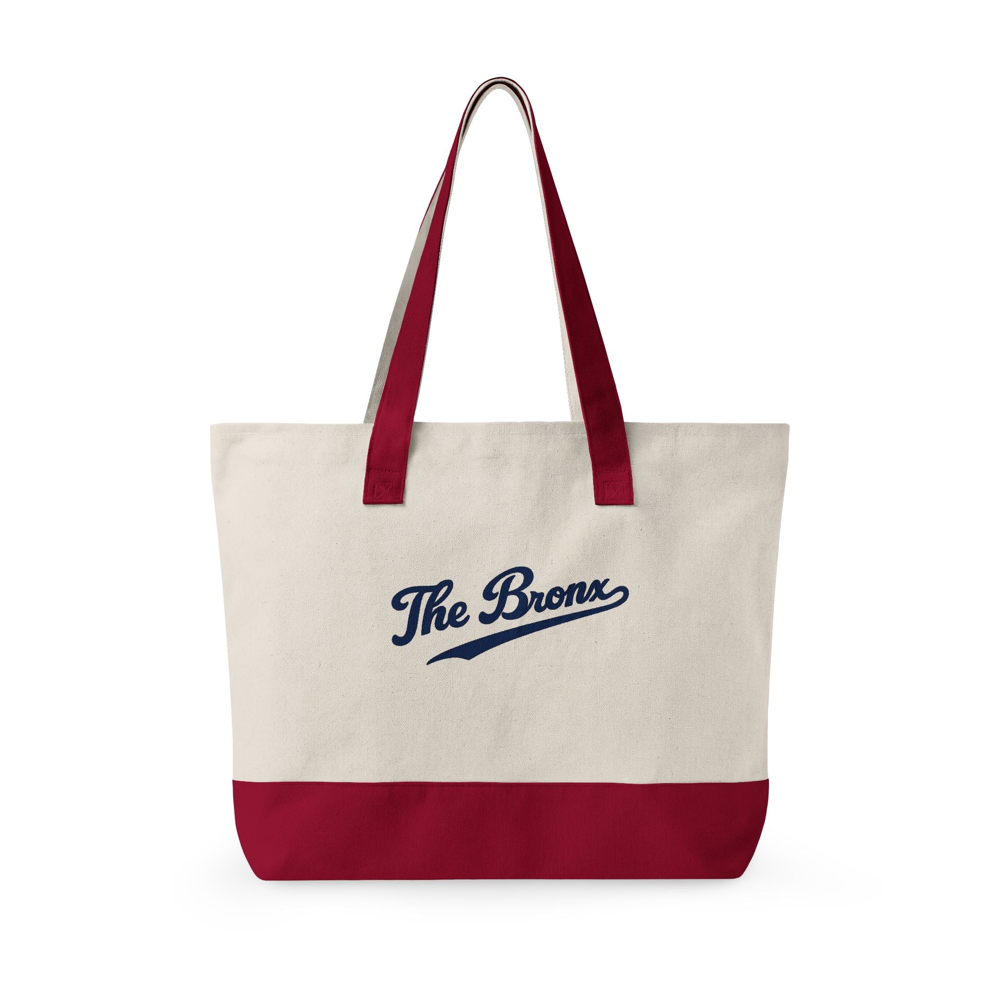 The Bronx Canvas Tote — Zippered Market Bag