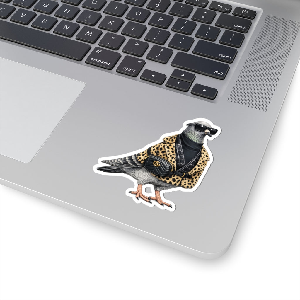 Staten Island NYC Pigeon 3" x 3" Sticker