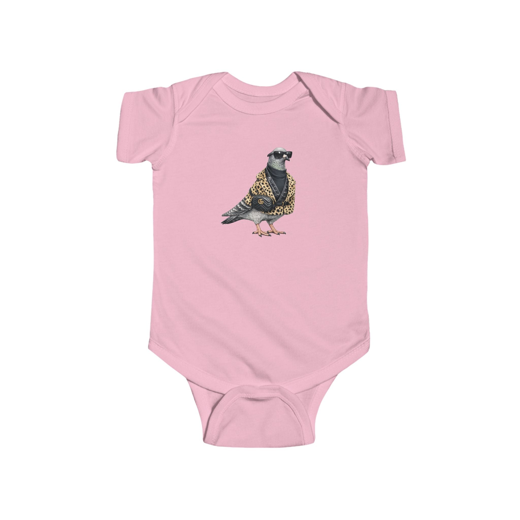 Customizable Staten Island NYC Pigeon Baby Onesie | New Yorker Reveal Infant Bodysuit