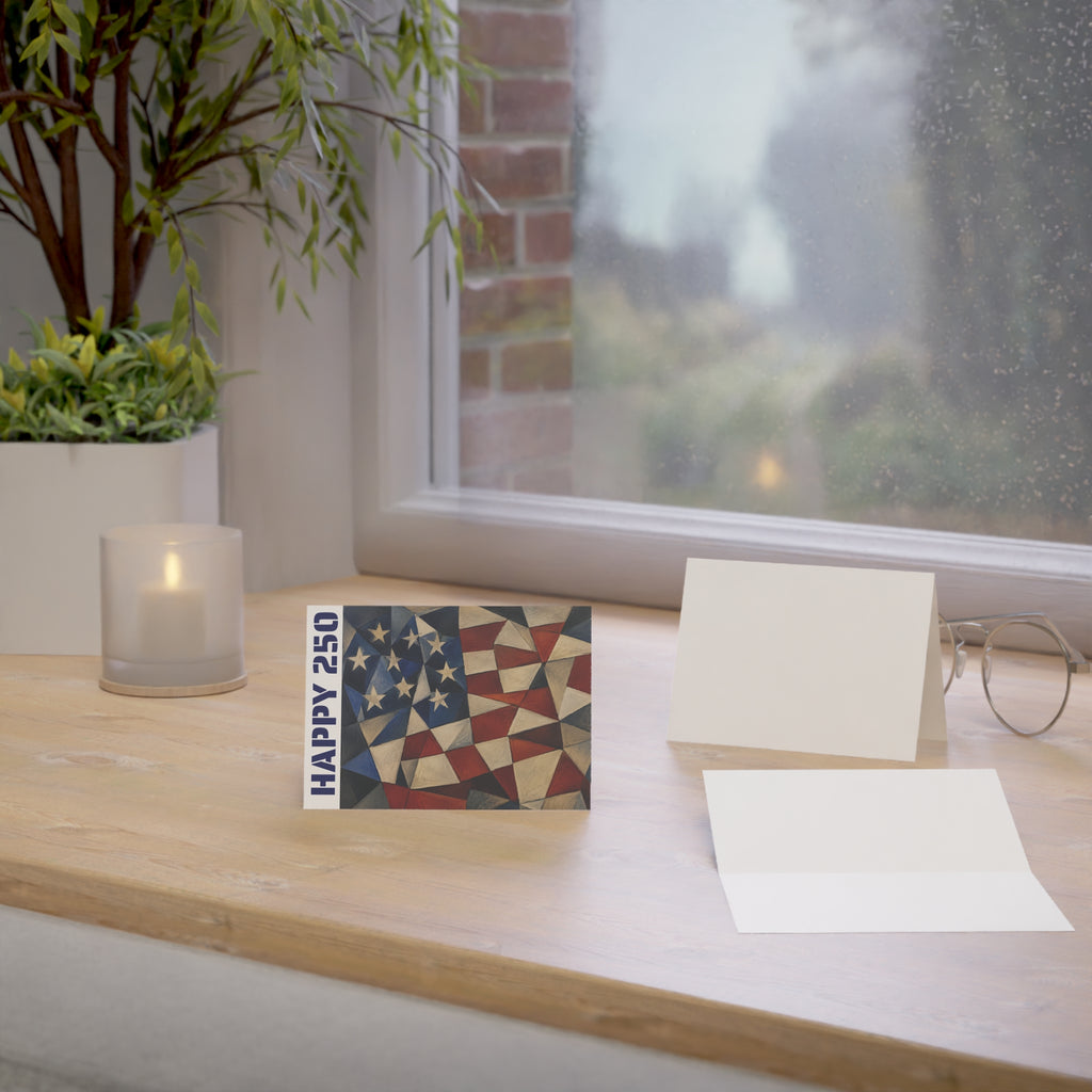 HAPPY 250 4th of July Greeting Card (Envelope Included)