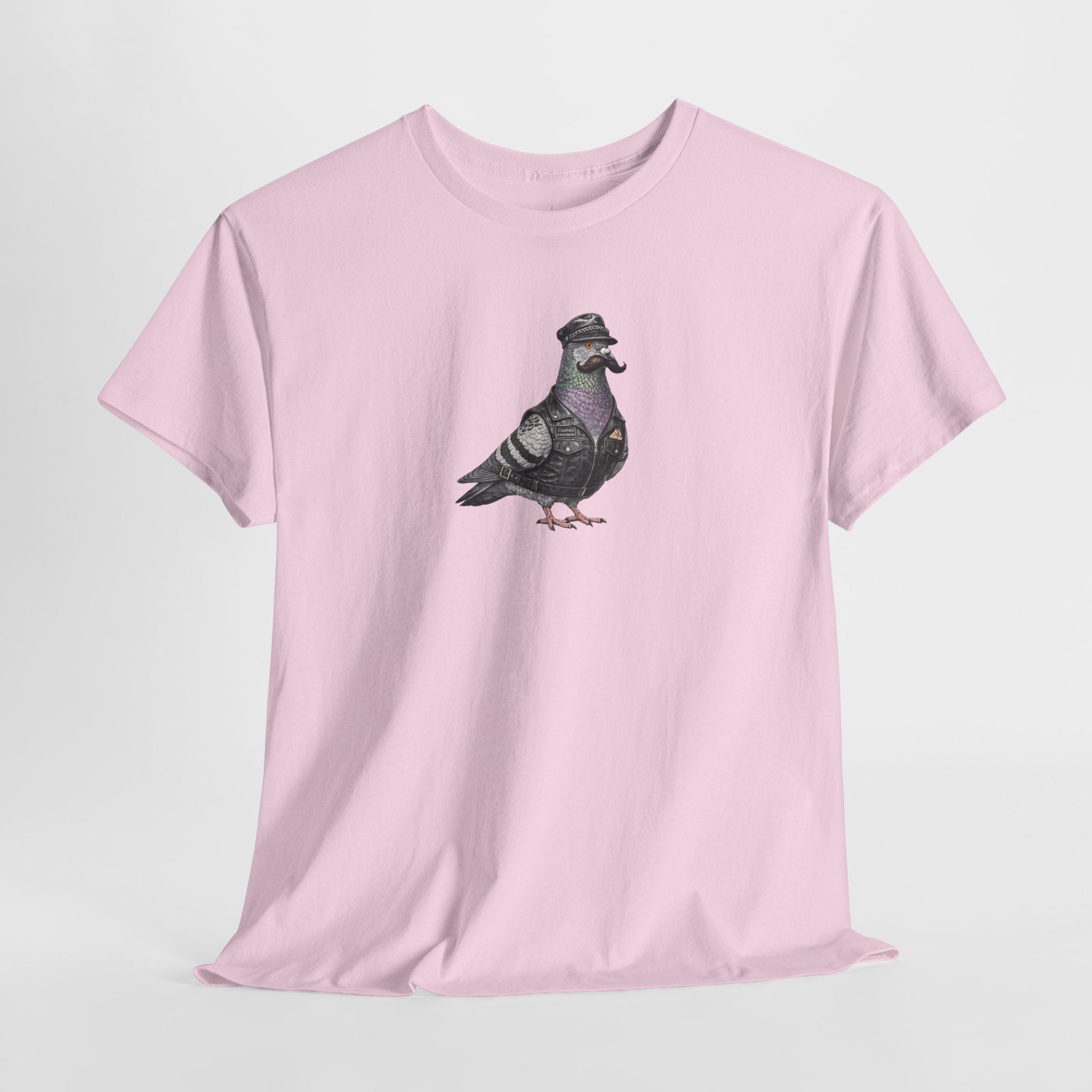 Customizable Chelsea NYC Pigeon T-Shirt | Motorcycle Rider Tee
