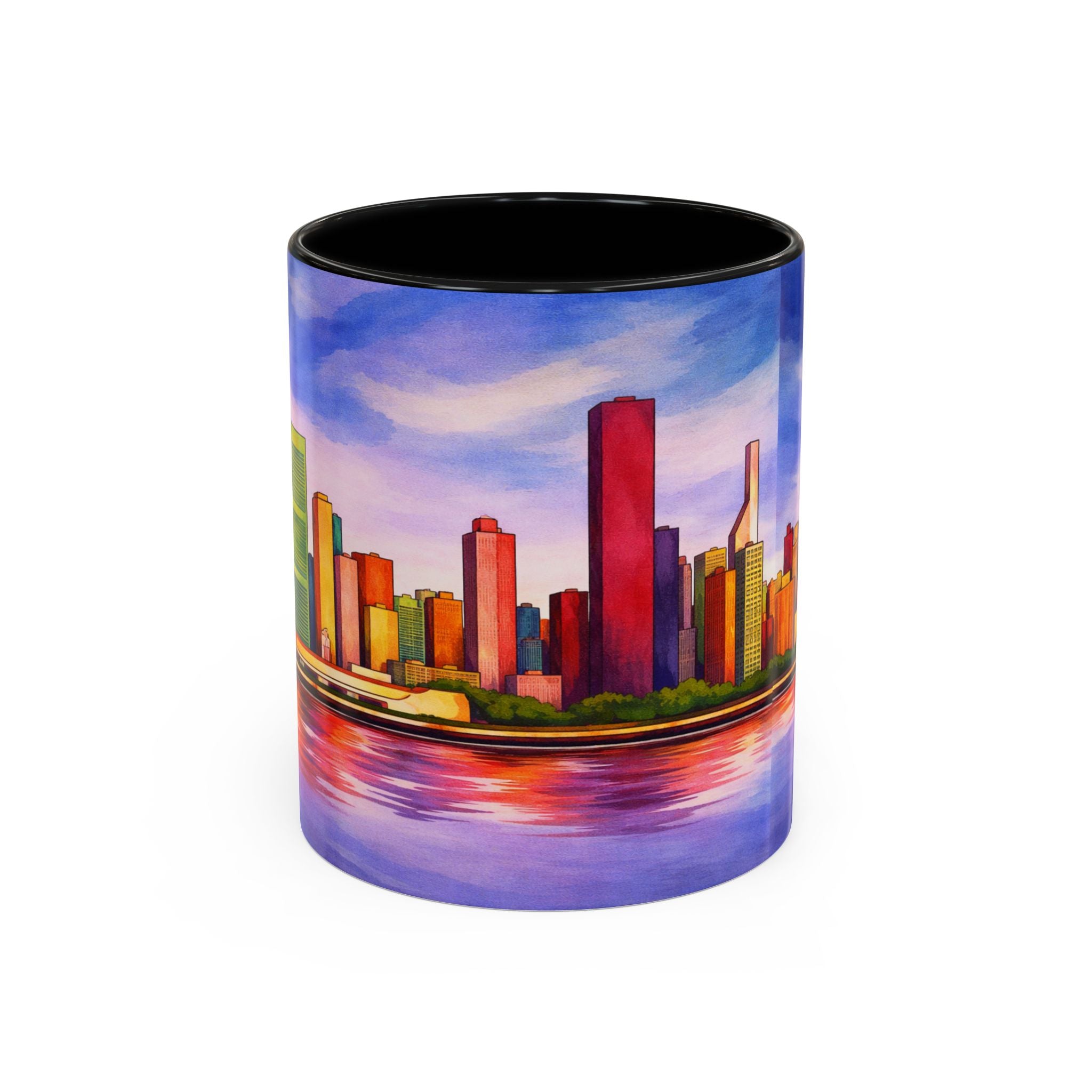 Colorful Midtown Manhattan Skyline NYC Accent Coffee Mug