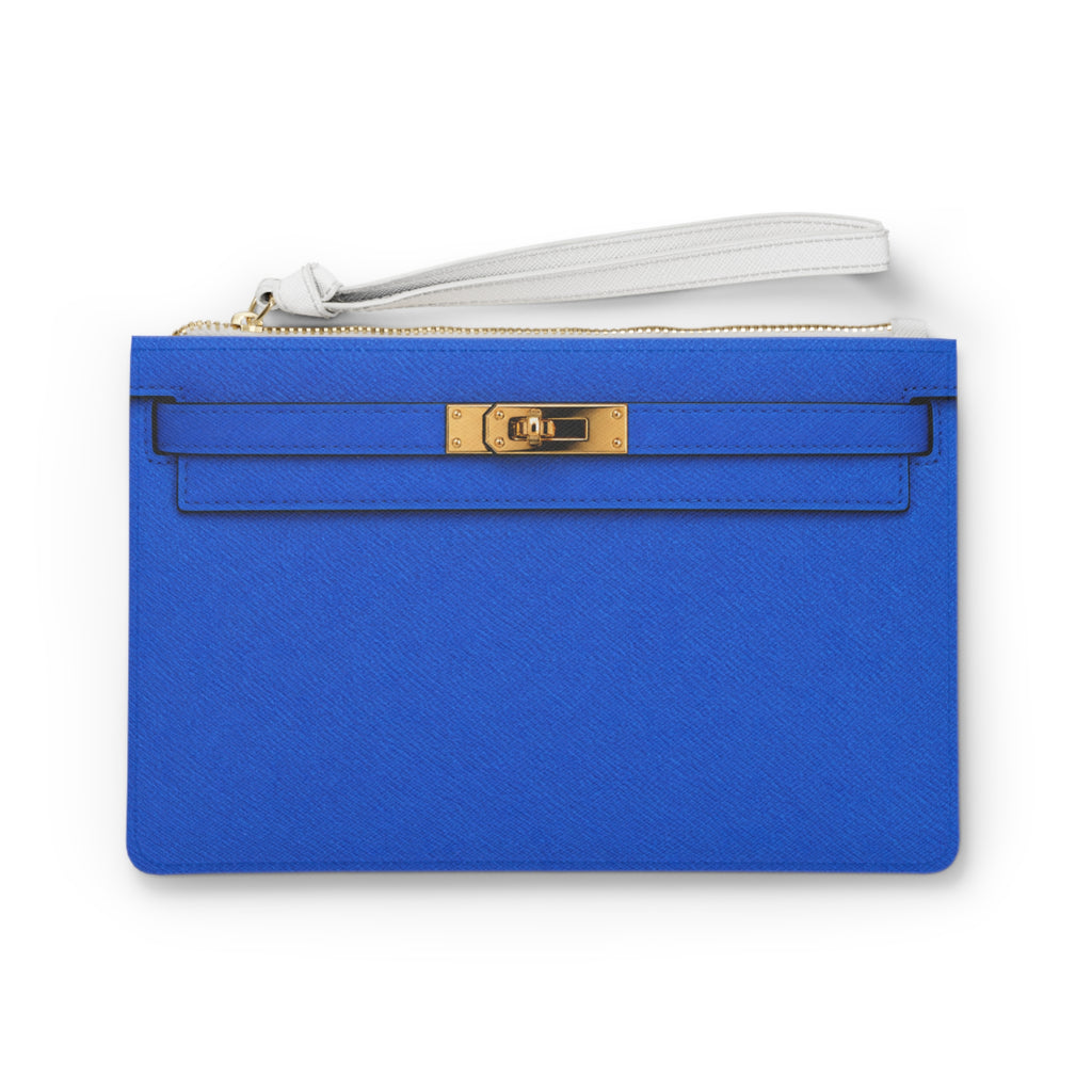 Canal Street Blue Clutch Bag — Elegant Wristlet Purse for Evening & Gifts