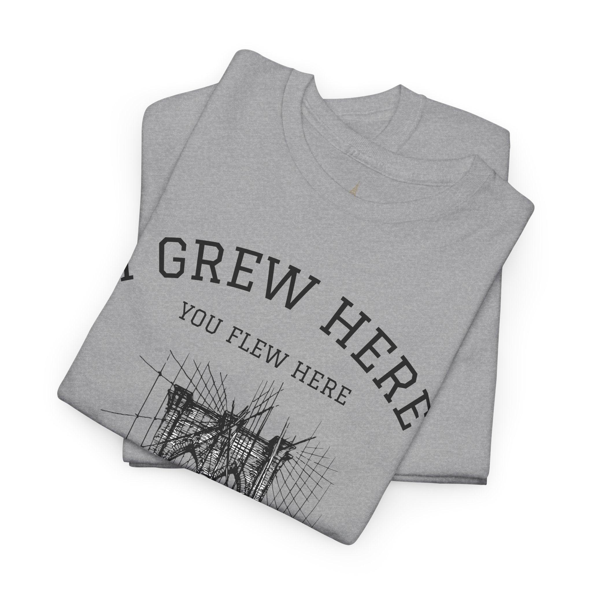 Brooklyn Bridge T-Shirt | I Grew Here You Flew Here New York Tee