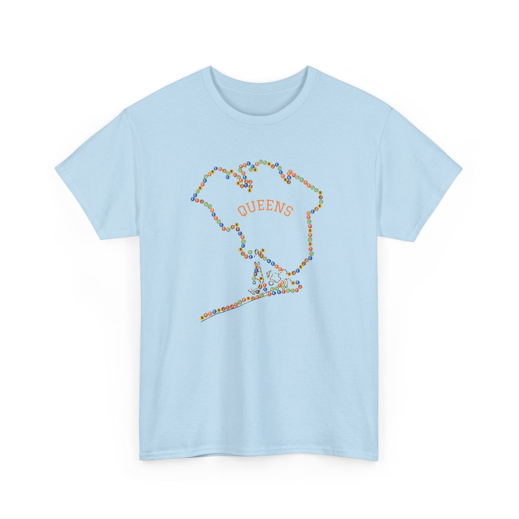 Queens Map T-Shirt | Subway Signs Tee
