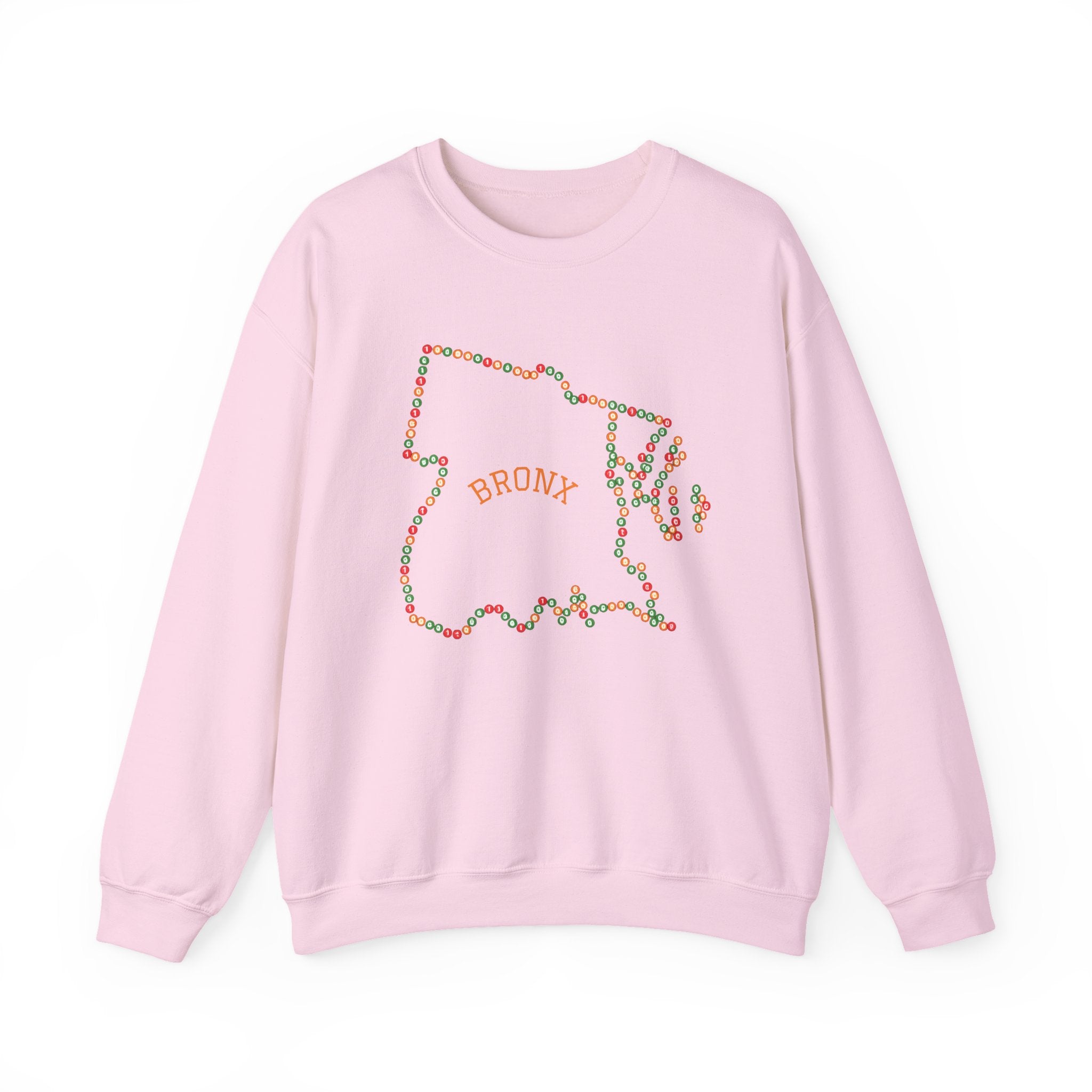 The Bronx Map Subway Signs Sweatshirt | NYC Crewneck Sweater