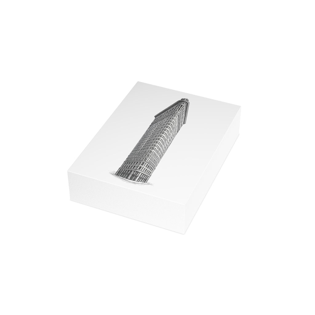 Flatiron Building Postcard Set —Architectural Sketch Postcard Bundle (with envelopes)