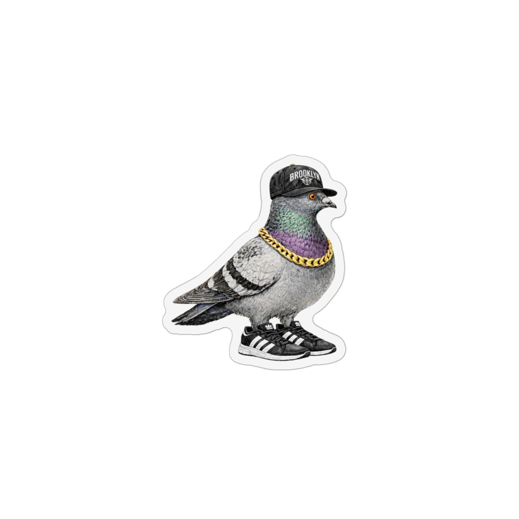 Brooklyn NYC Pigeon Magnet | Nets Fan Bird Lover Fridge Magnet