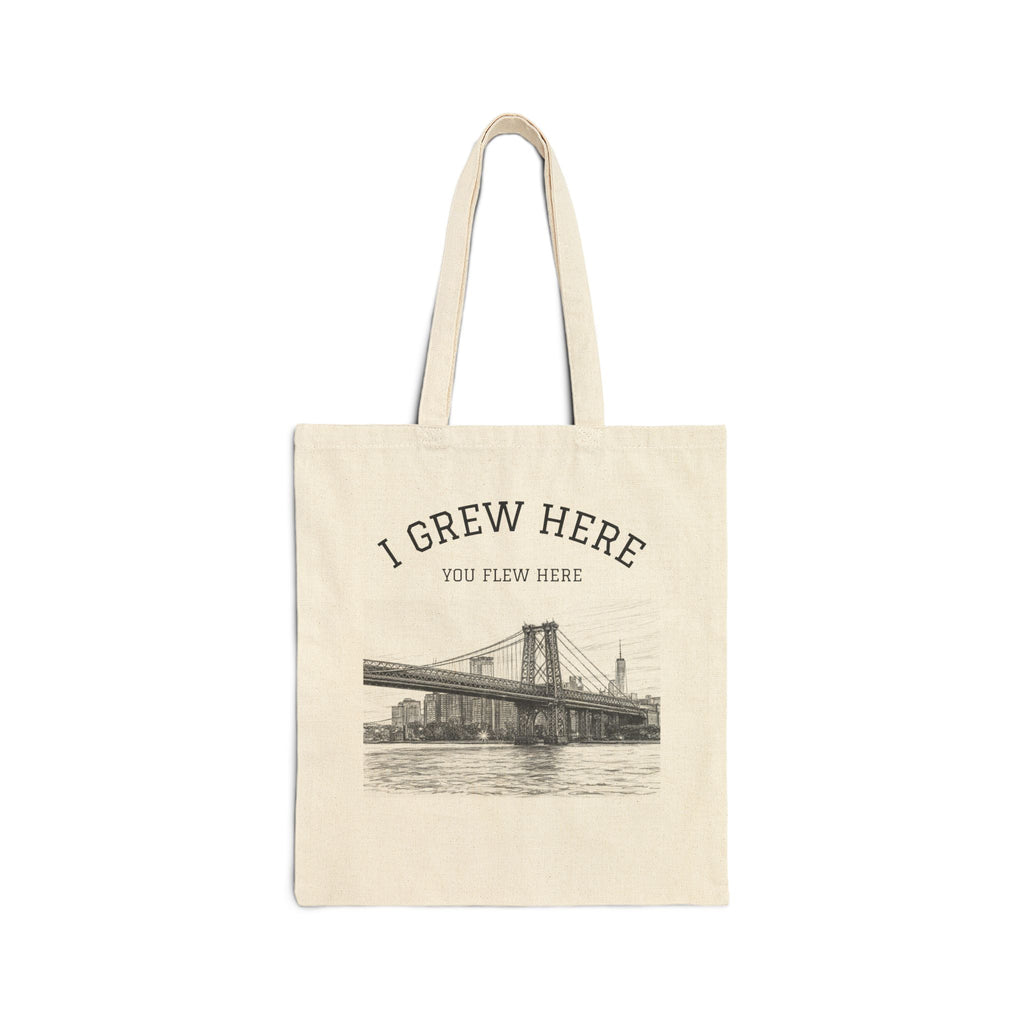 Williamsburg Bridge Bag | I Grew Here You Flew Here NYC Tote Bag
