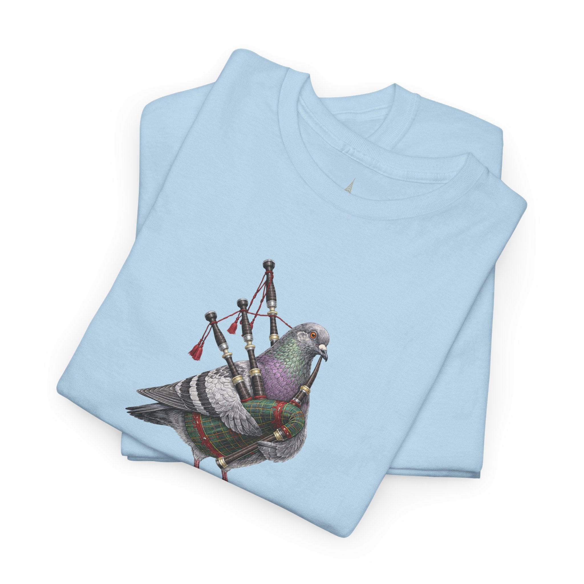 Customizable Woodlawn NYC Pigeon T-Shirt | Bagpiper Tee