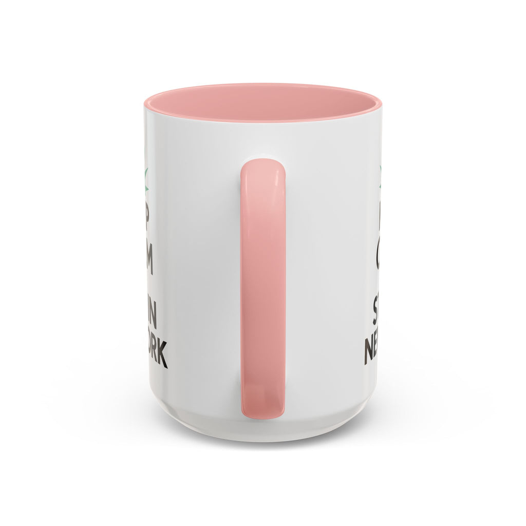 Keep Calm and Stay in New York Accent Coffee Mug 11oz + 15oz