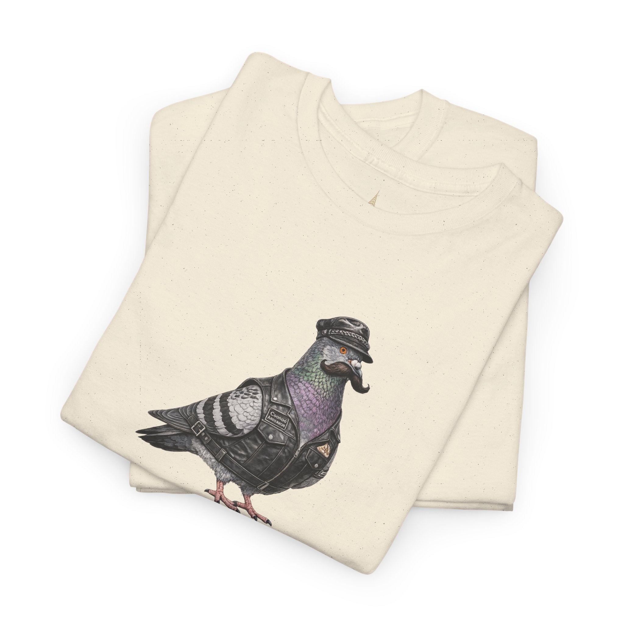 Customizable Chelsea NYC Pigeon T-Shirt | Motorcycle Rider Tee