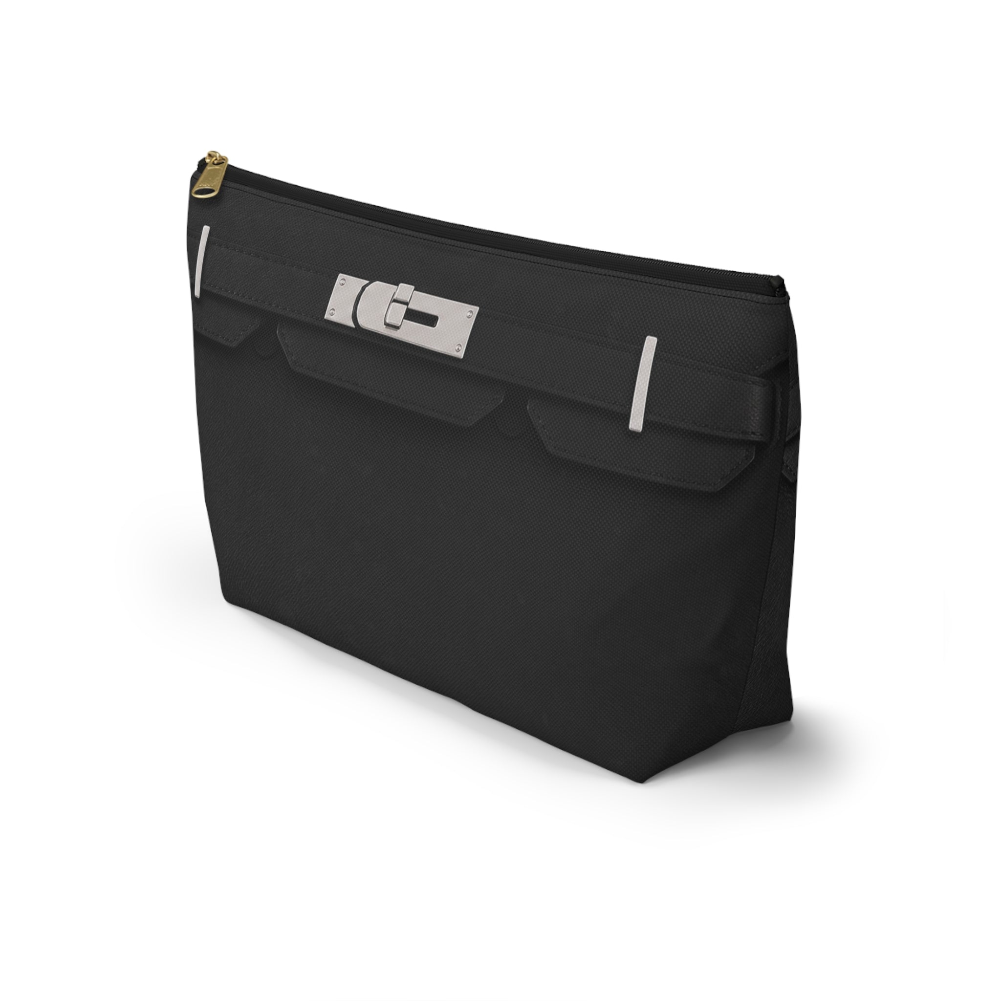 Canal Street Large Black Makeup Bag —  T-Bottom Travel Bag