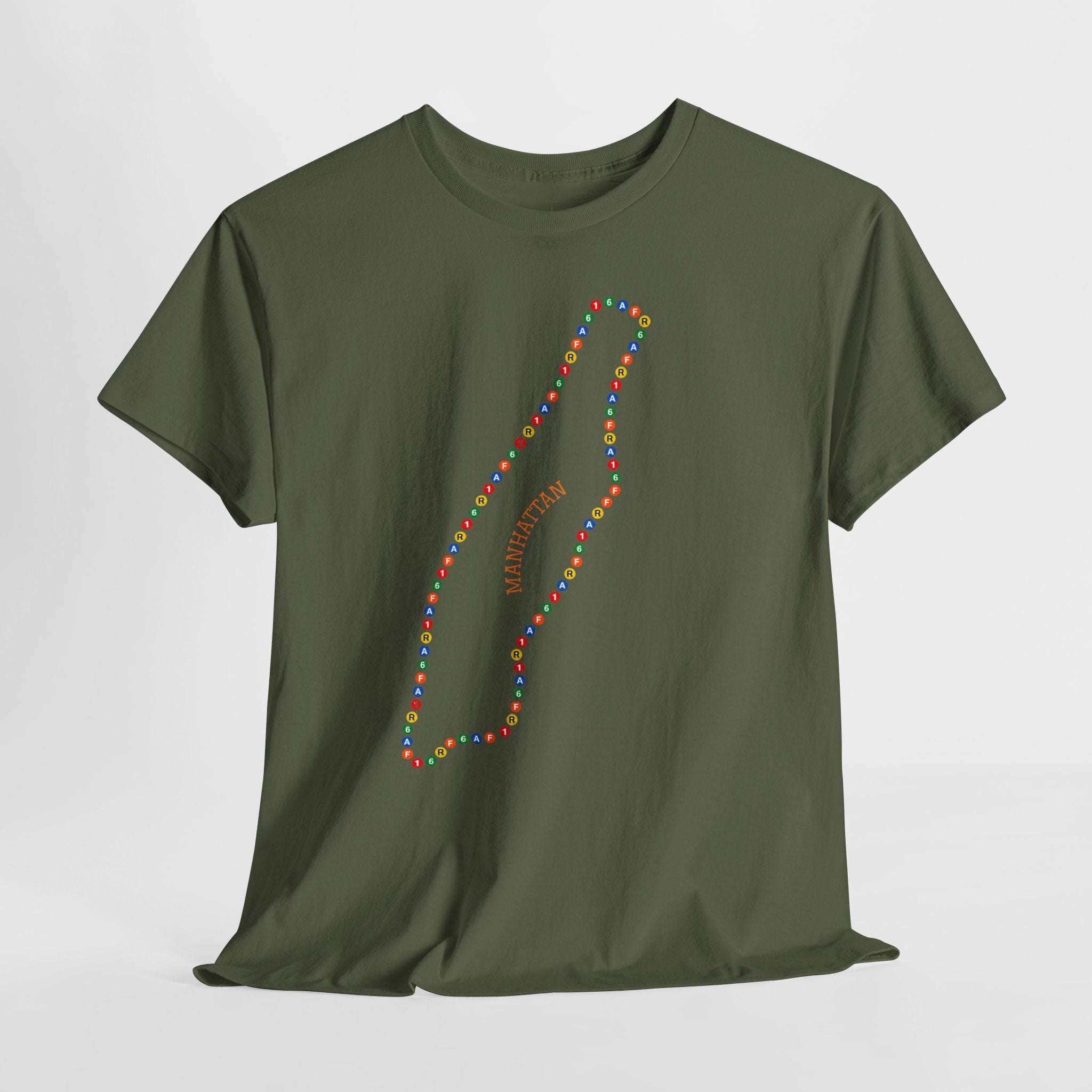 Manhattan Map T-Shirt | Subway Signs Tee