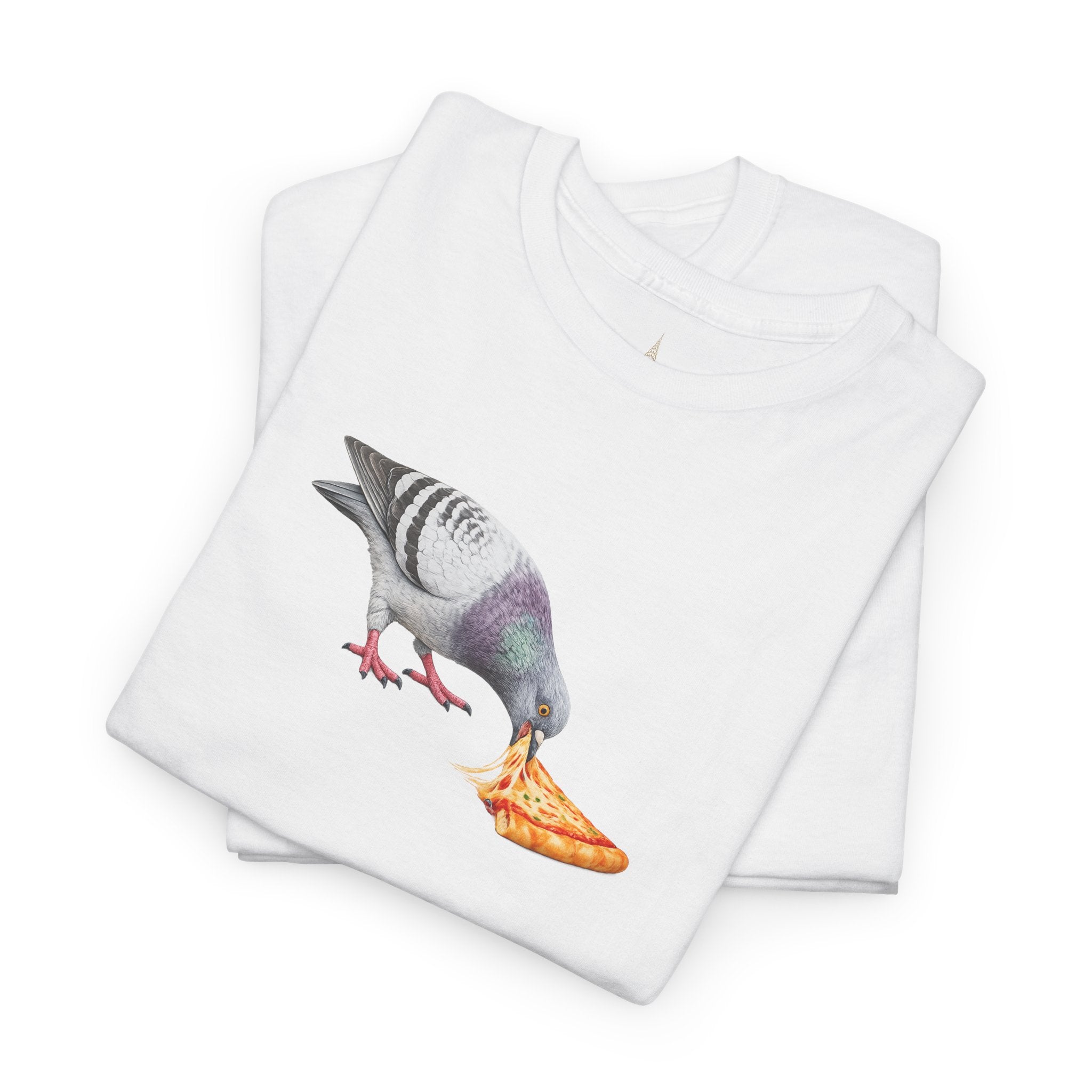 Customizable Little Italy NYC Pigeon T-Shirt | New York Pizza Lover Tee