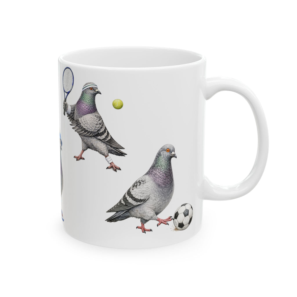 Get Well Soon | NYC Pigeon Active Lifestyle Bird Lovers 11oz Coffee Cup