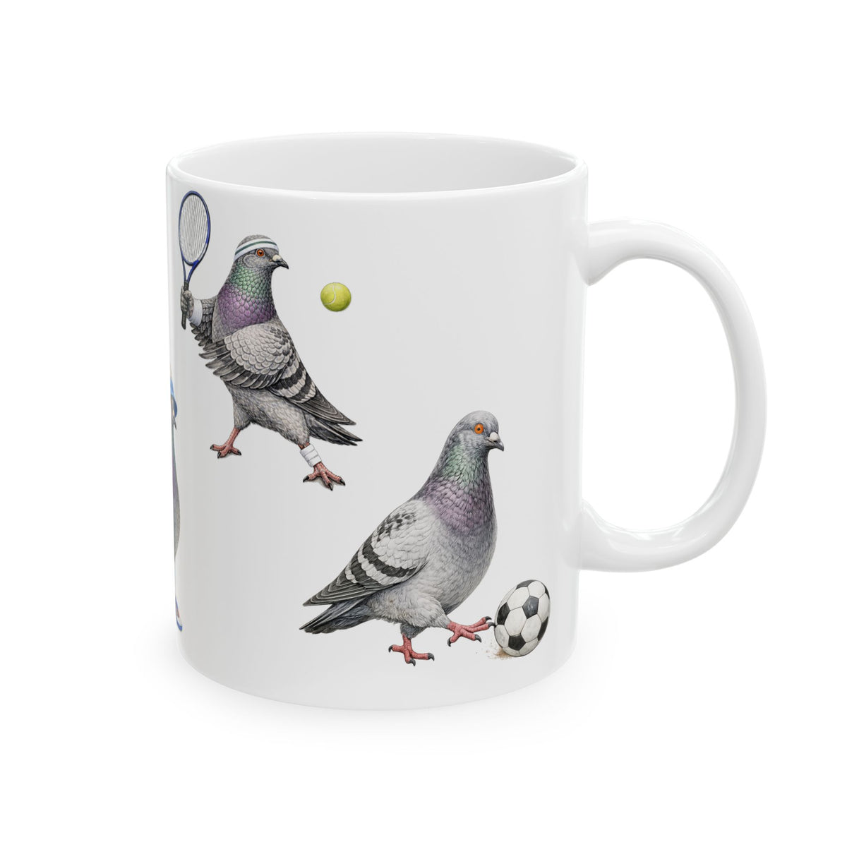 Get Well Soon | NYC Pigeon Active Lifestyle Bird Lovers 11oz Coffee Cup