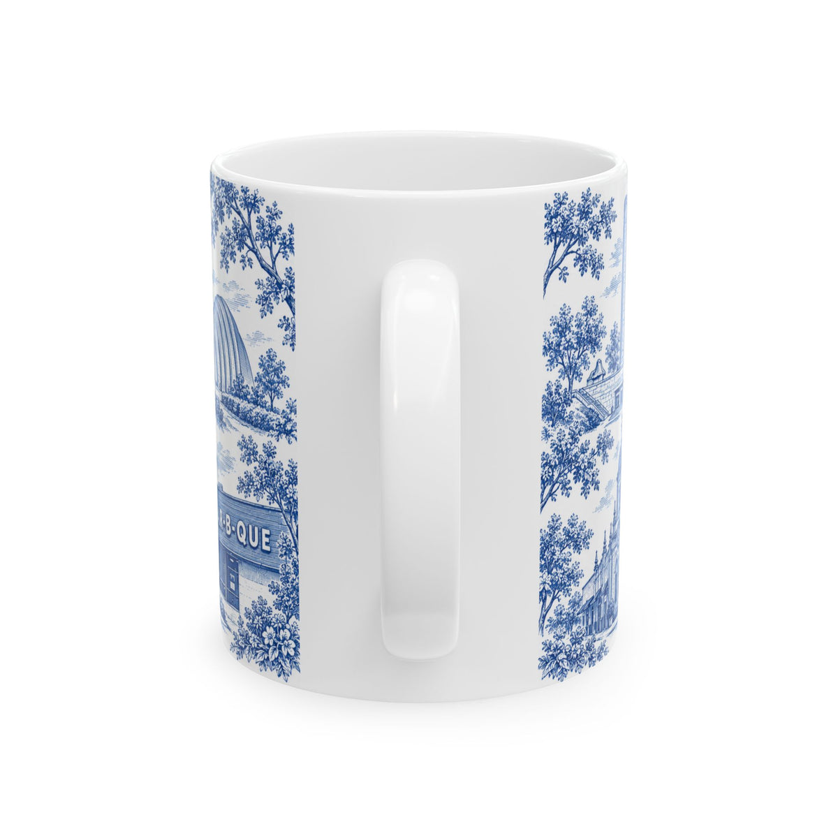 Kansas City Blue Toile de Jouy 11oz Ceramic Mug