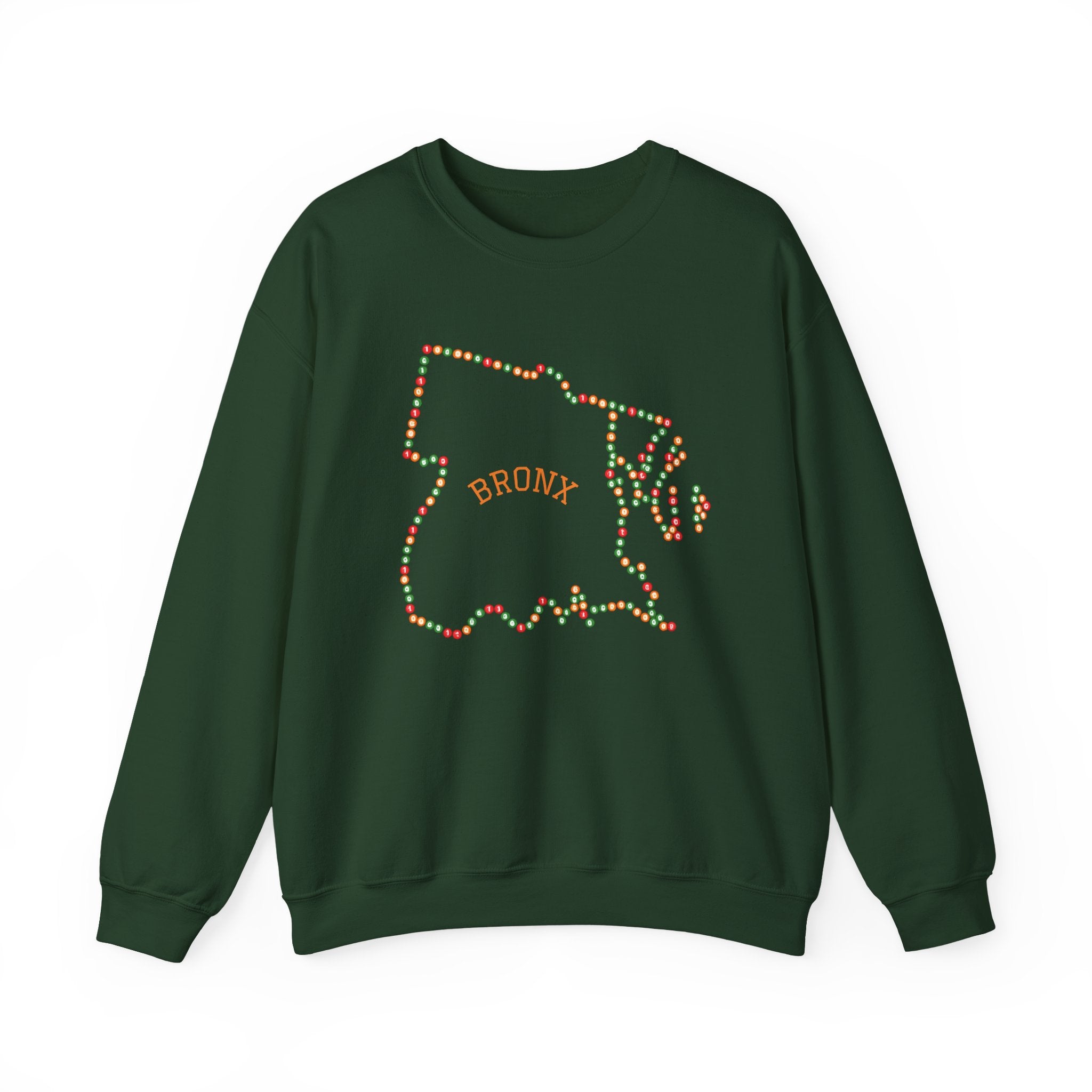 The Bronx Map Subway Signs Sweatshirt | NYC Crewneck Sweater