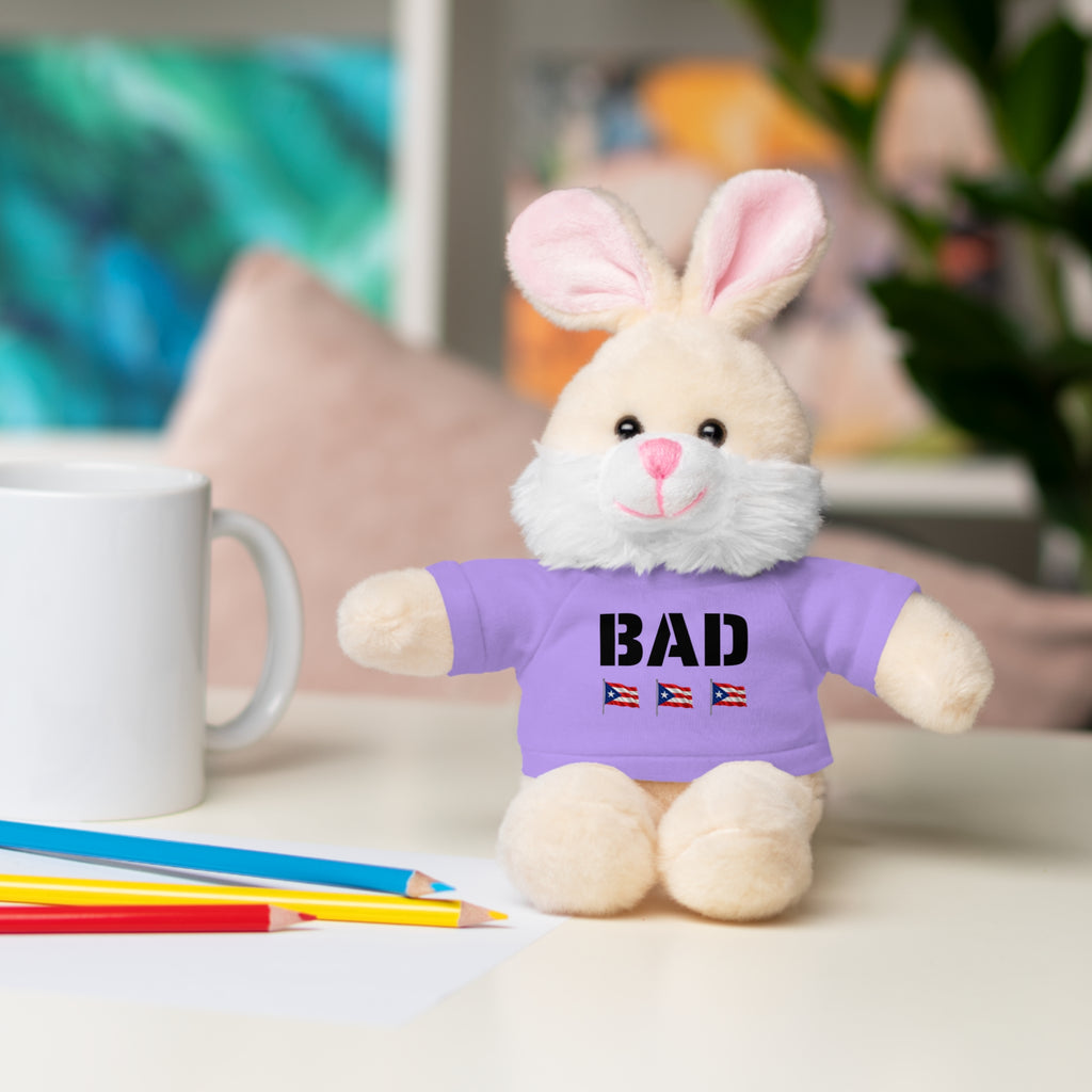 Bad Rabbit Stuffed Animal with T-Shirt