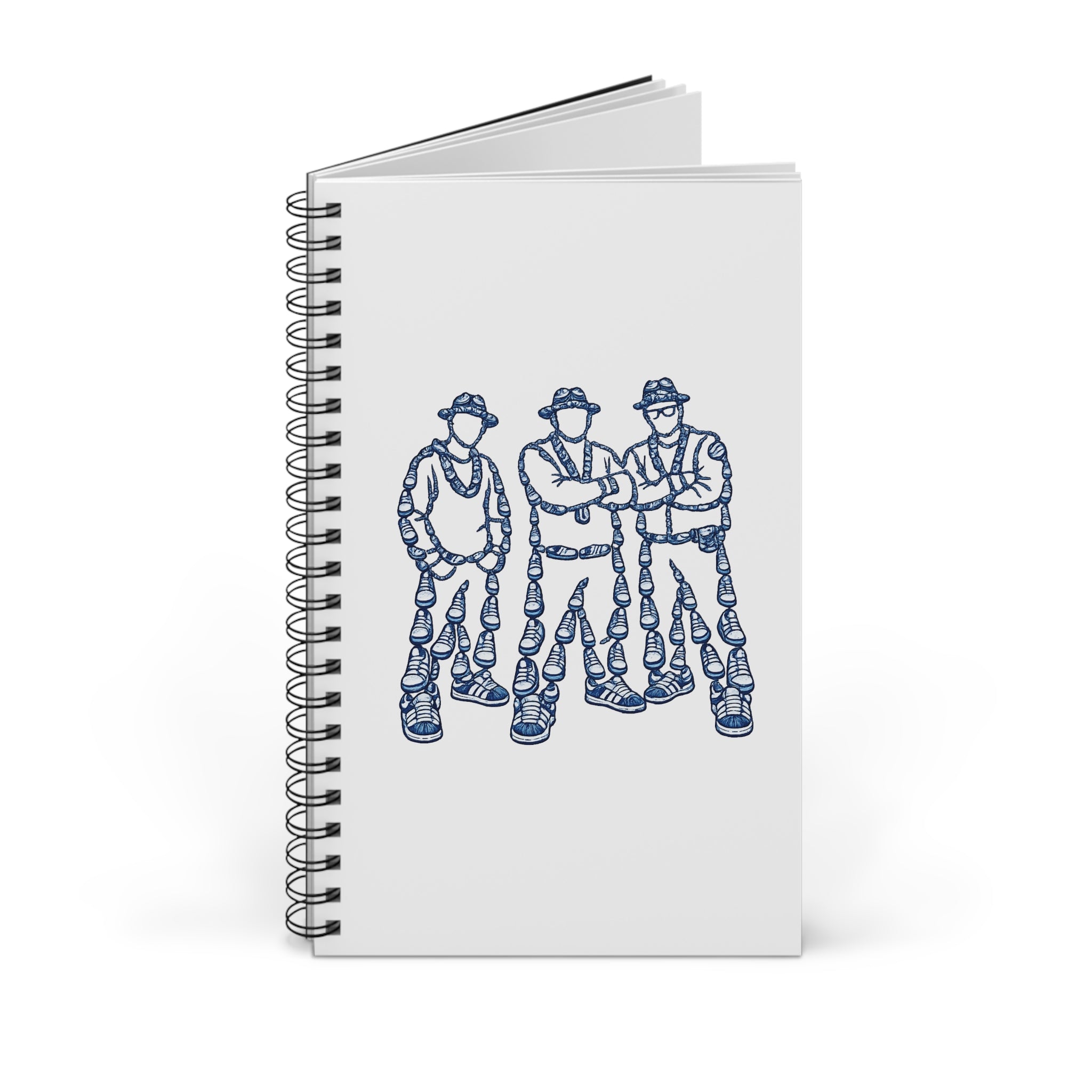 Customizable Sneaker Hip Hop Trio Spiral Journal | NYC Music Queens Rap Notebook