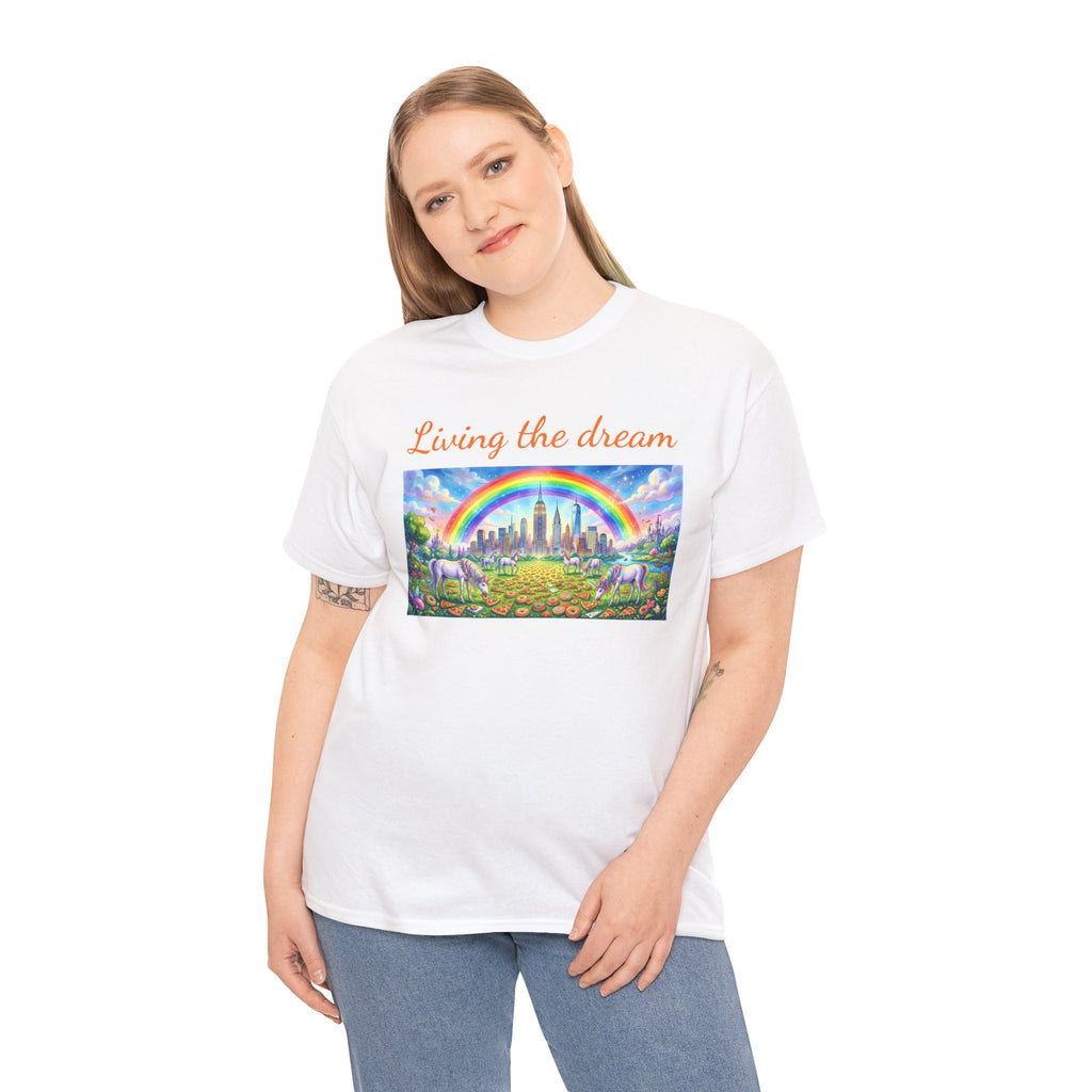 NYC Living The Dream T-Shirt | New York Is a Fairy Tale Tee
