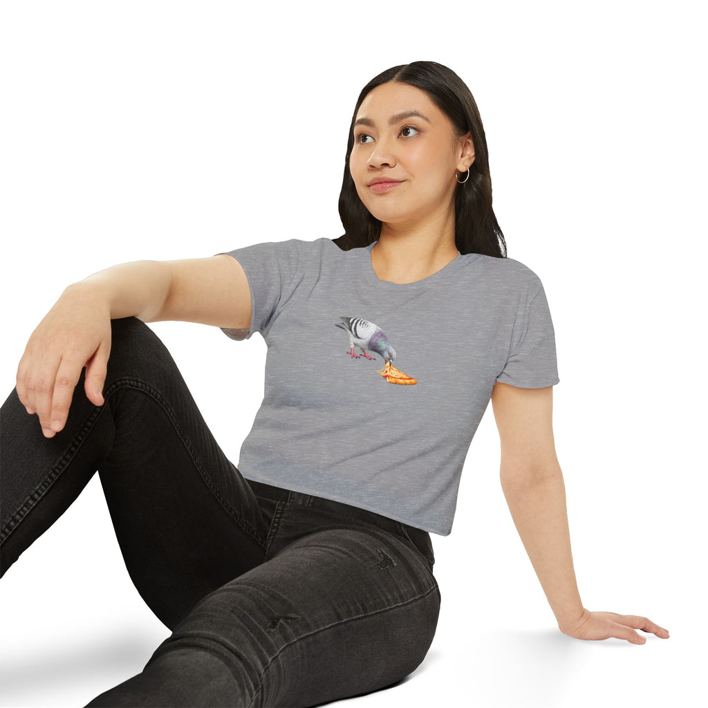 Customizable Little Italy NYC Pigeon Crop Top