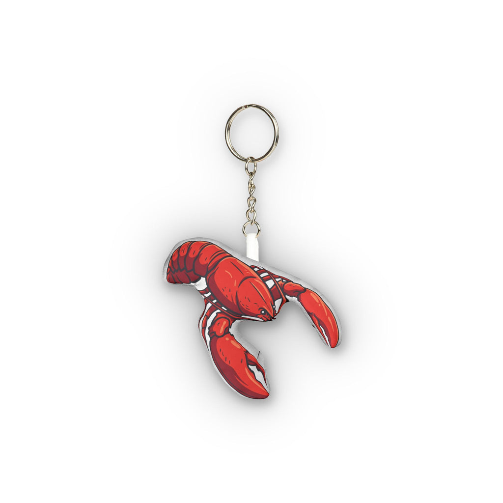 Lobster Nautical Mini Plush Keychain -  Coastal Style Bag Charm