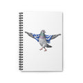Customizable Astoria NYC Pigeon Spiral Journal | Opa Zorba Bird Lovers Notebook