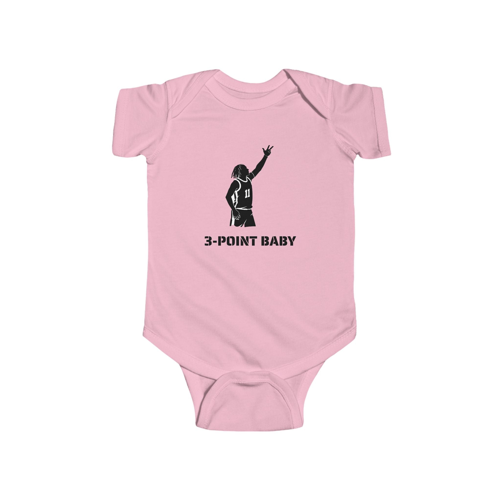 Jalen Brunson 3-Point Baby NYC baby bodysuit | New York Basketball Infant Onesie 2