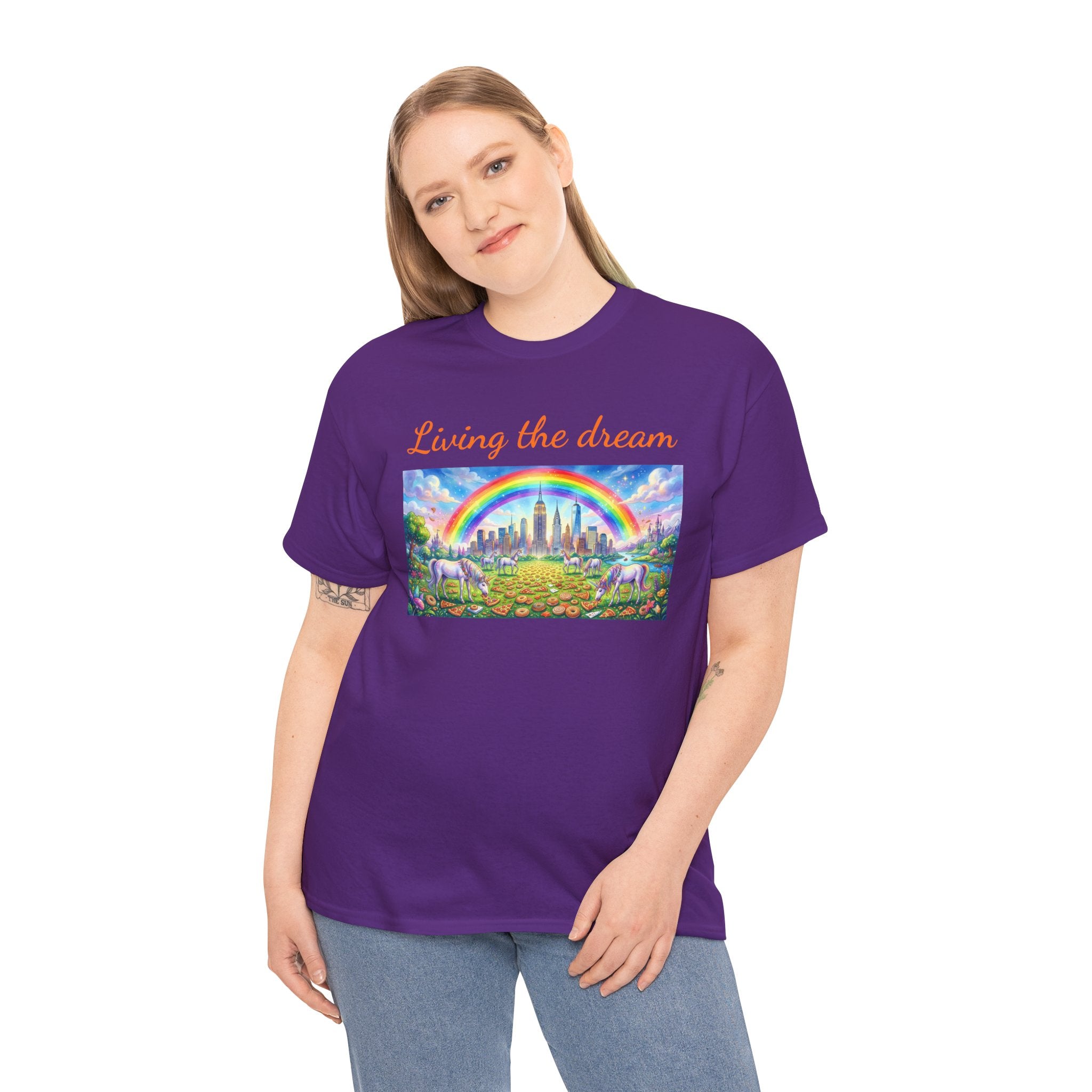 NYC Living The Dream T-Shirt | New York Is a Fairy Tale Tee