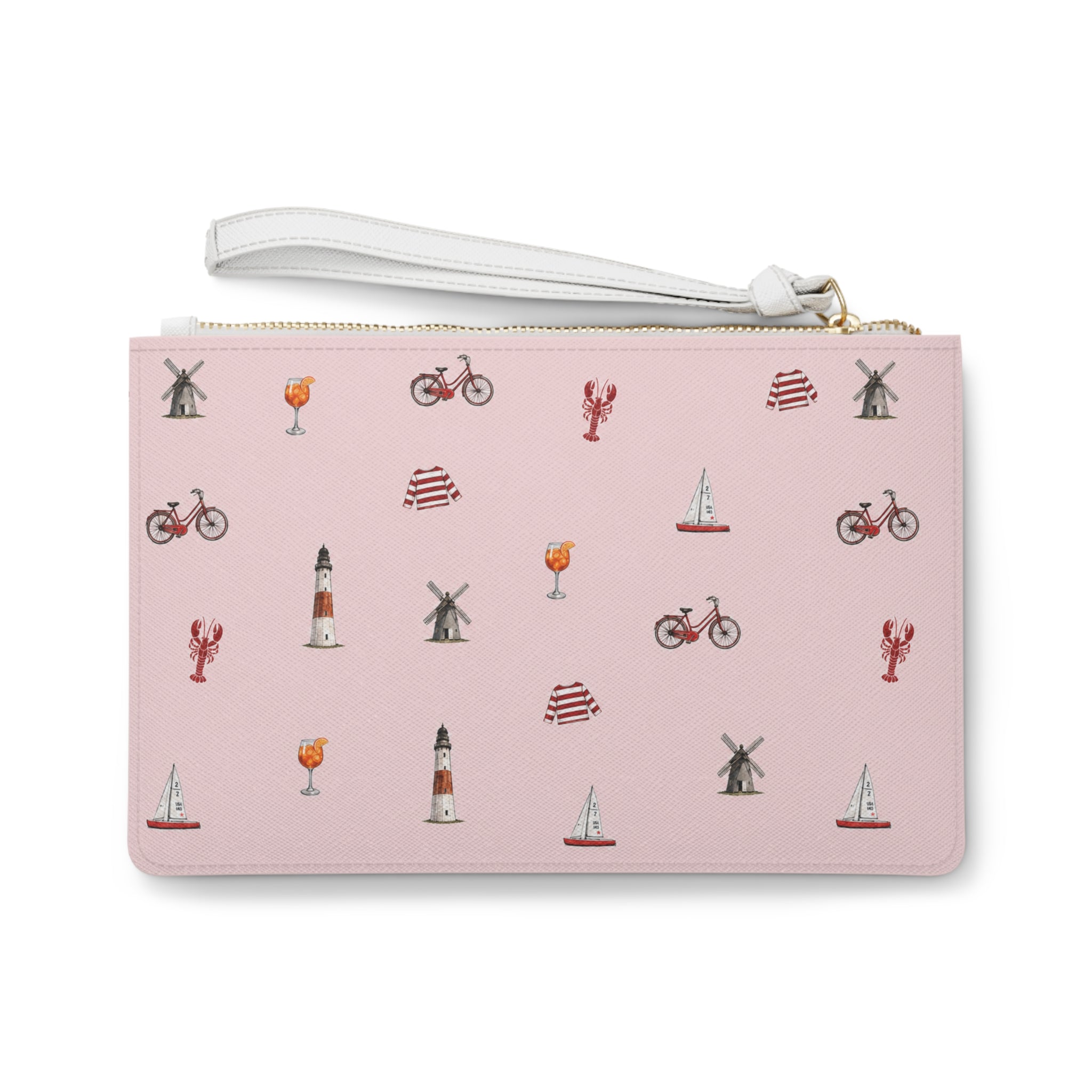 Icons of the Hamptons Pink Clutch