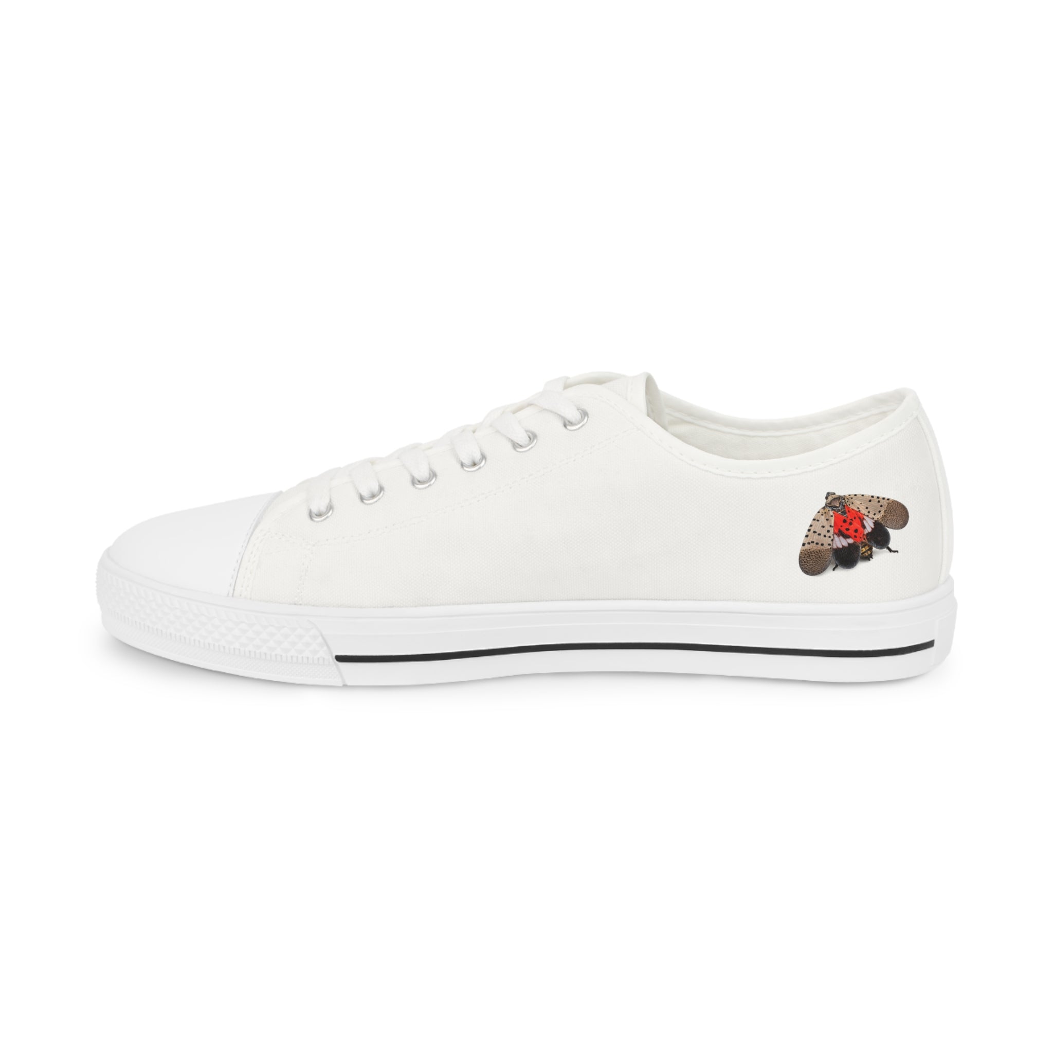 Men’s Spotted Lanternfly Stomper Sneakers — NYC summer Low Top Canvas Sneakers