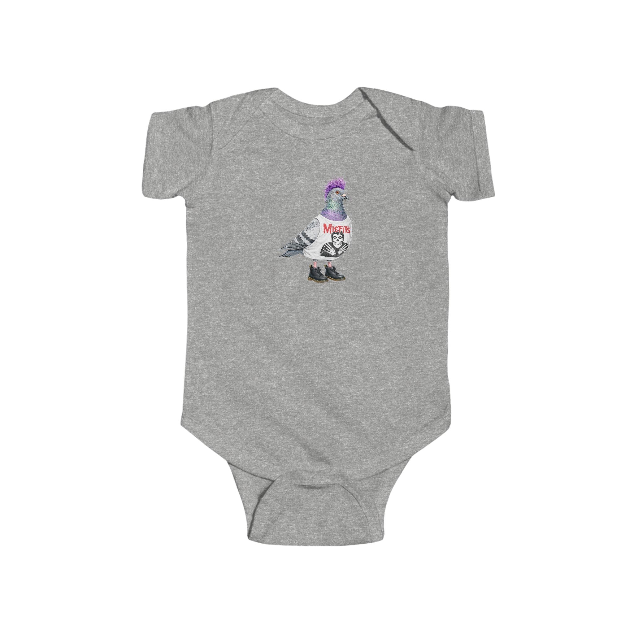 Customizable East Village NYC Pigeon Baby Onesie | New Yorker Reveal Infant Bodysuit