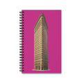 Flatiron Building Pop Art Notebook   NYC Architecture Spiral Journal