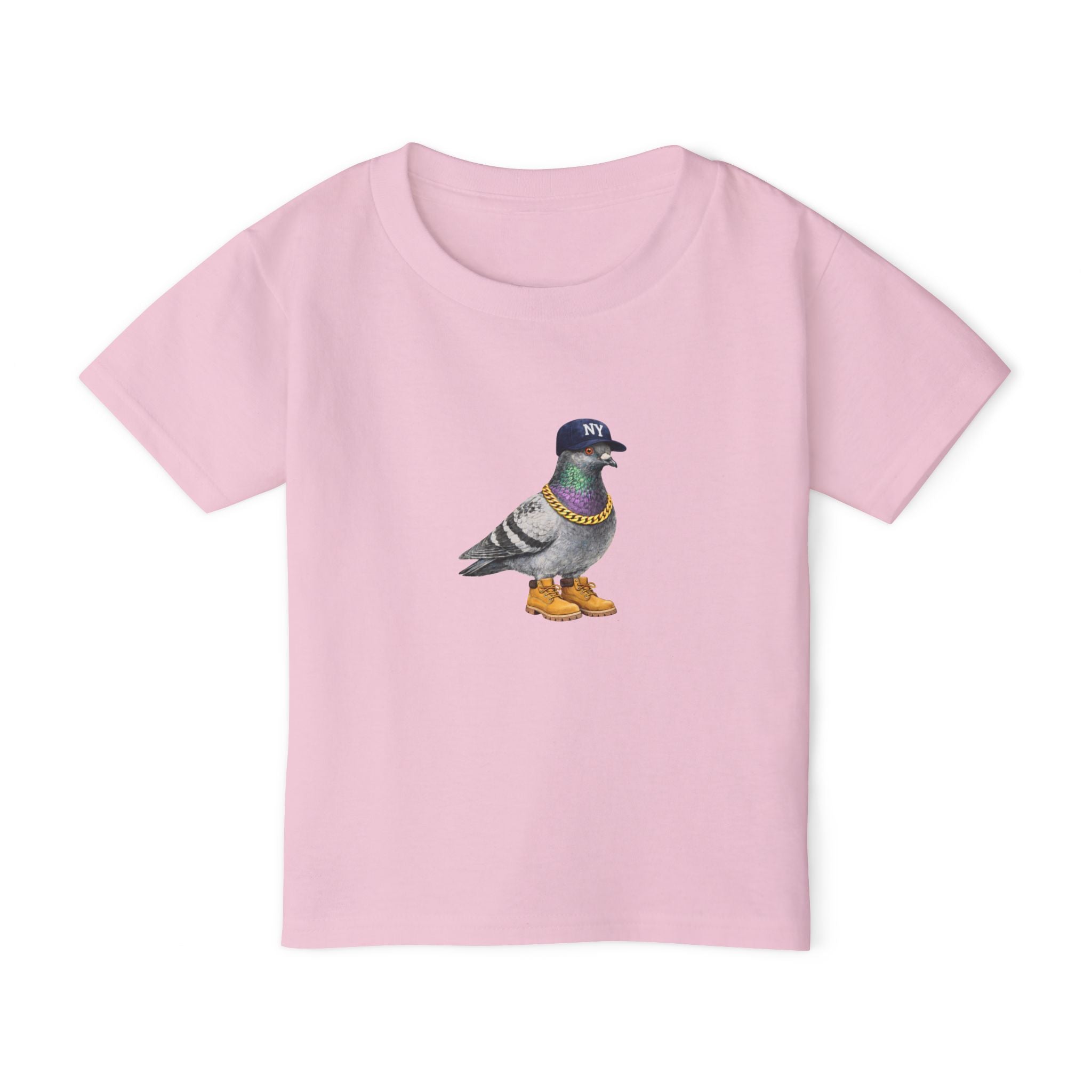 Bronx NYC Pigeon NYC Kids Toddler T-Shirt — Baseball Fan Bird Lover Graphic Childrens Tee